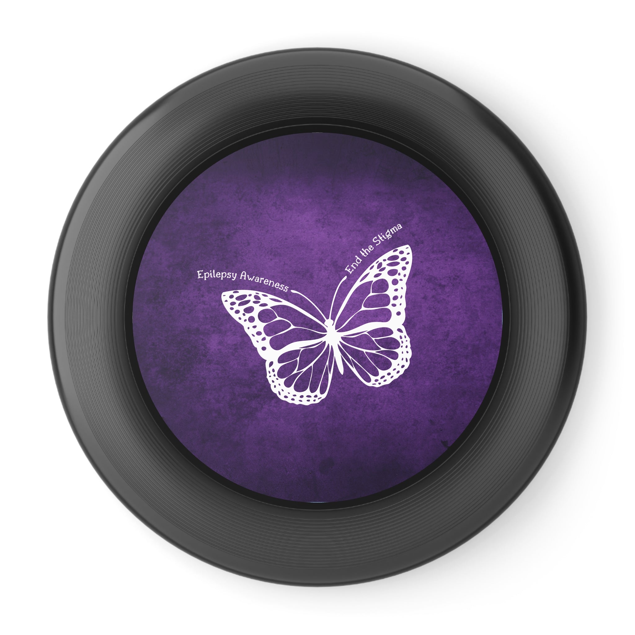 Epilepsy Awareness Frisbee - End the Stigma Butterfly Design - Toys & Games, Flying Disc - EpiAl's Shop