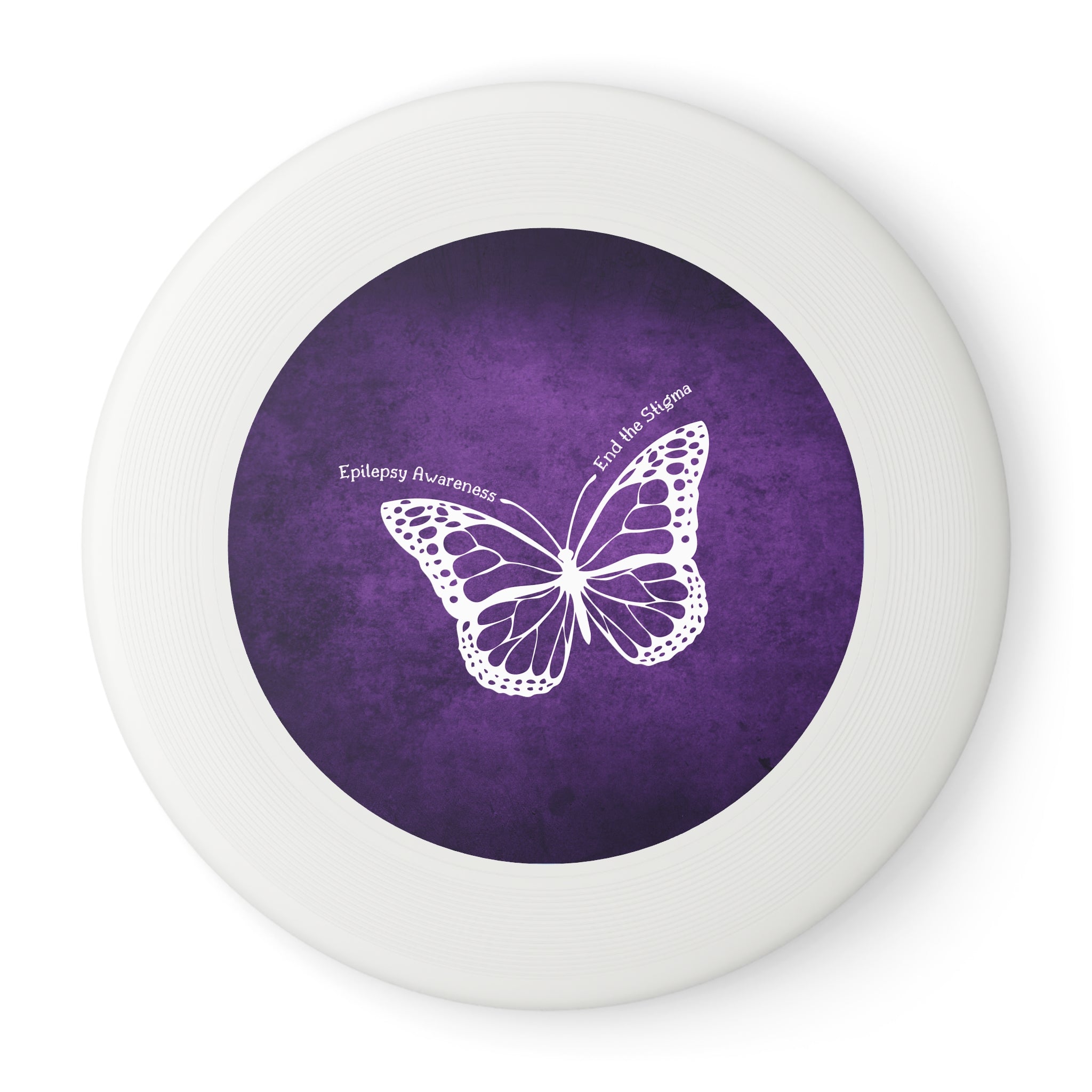 Epilepsy Awareness Frisbee - End the Stigma Butterfly Design - Toys & Games, Flying Disc - EpiAl's Shop