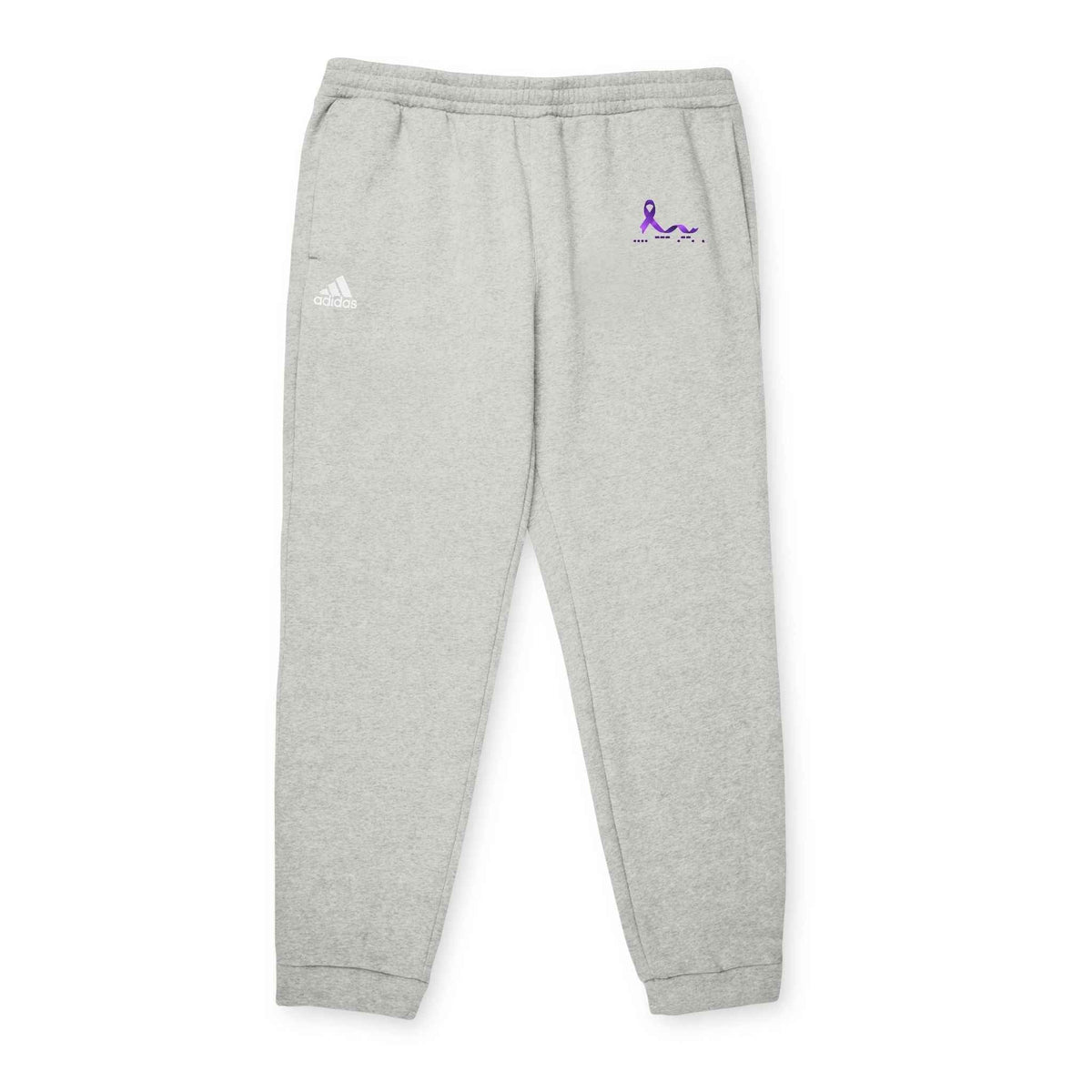 Epilepsy Awareness “HOPE” Morse Code Men’s Joggers – Purple Ribbon - Clothing, Men, Sweatpants - EpiAl's Shop