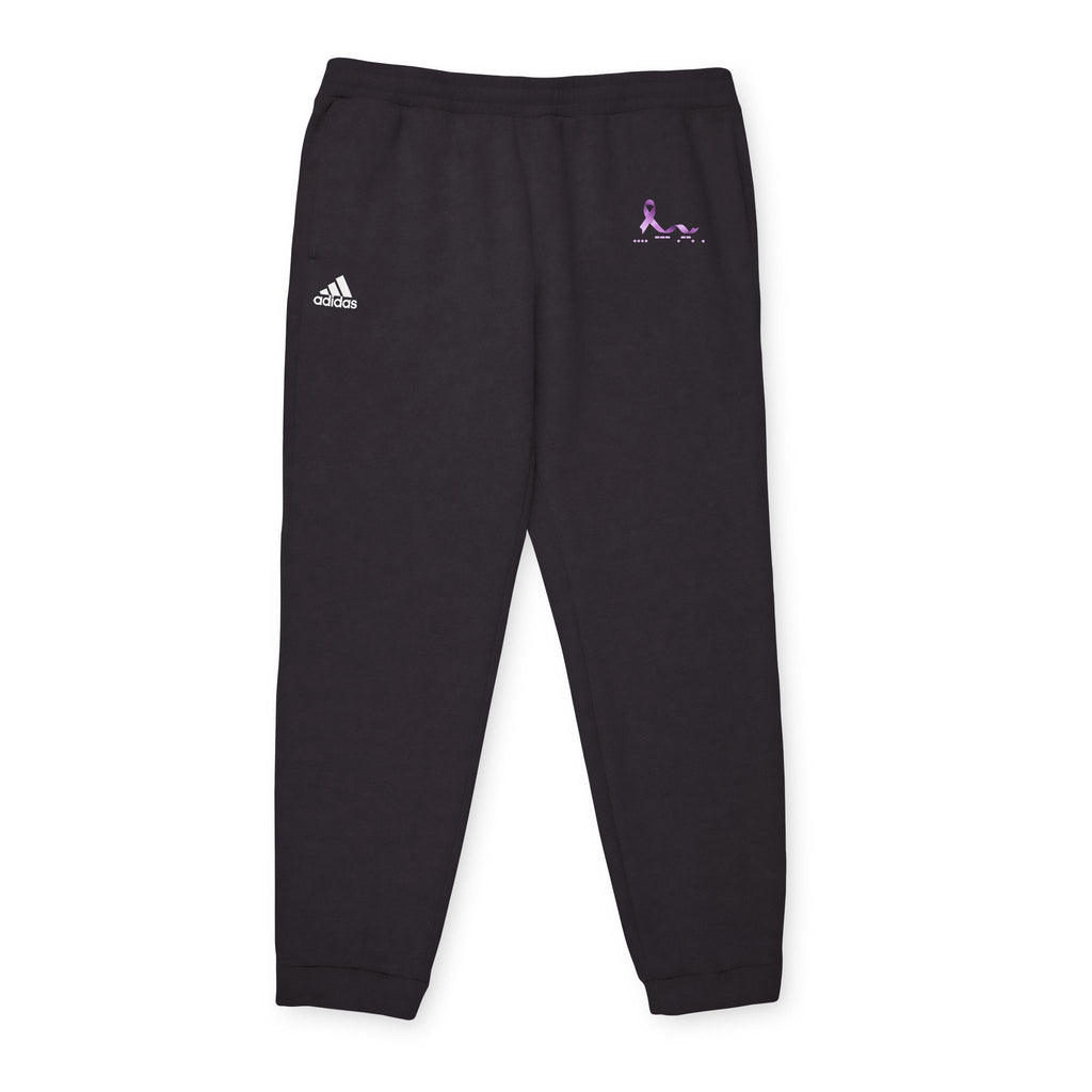 Epilepsy Awareness “HOPE” Morse Code Men’s Joggers – Purple Ribbon - Clothing, Men, Sweatpants - EpiAl's Shop
