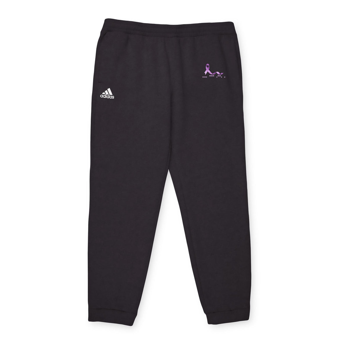 Epilepsy Awareness “HOPE” Morse Code Men’s Joggers – Purple Ribbon - Clothing, Men, Sweatpants - EpiAl's Shop