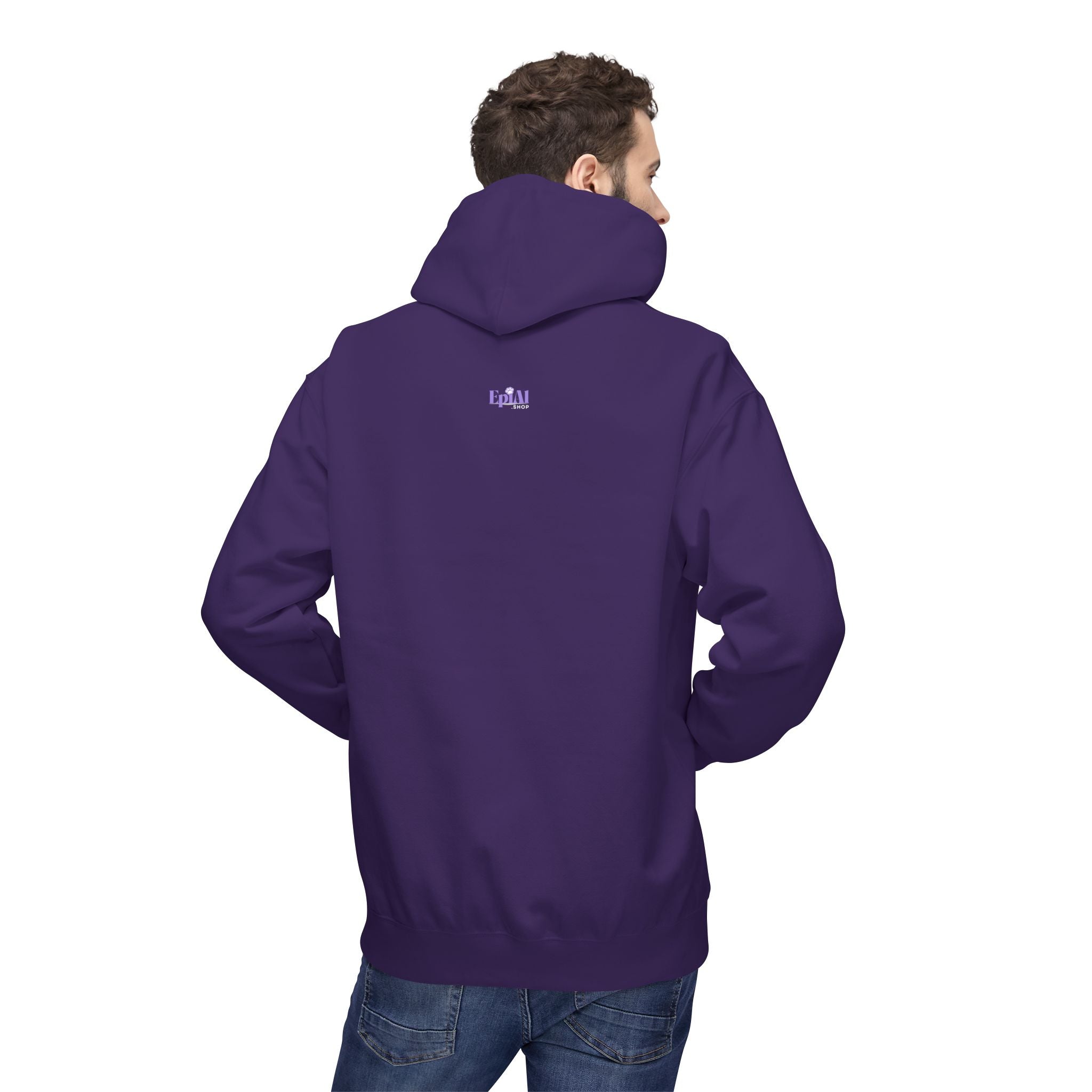 Epilepsy Awareness I Wear Purple Fleece Hoodie - Clothing, Hoodies - EpiAl's Shop