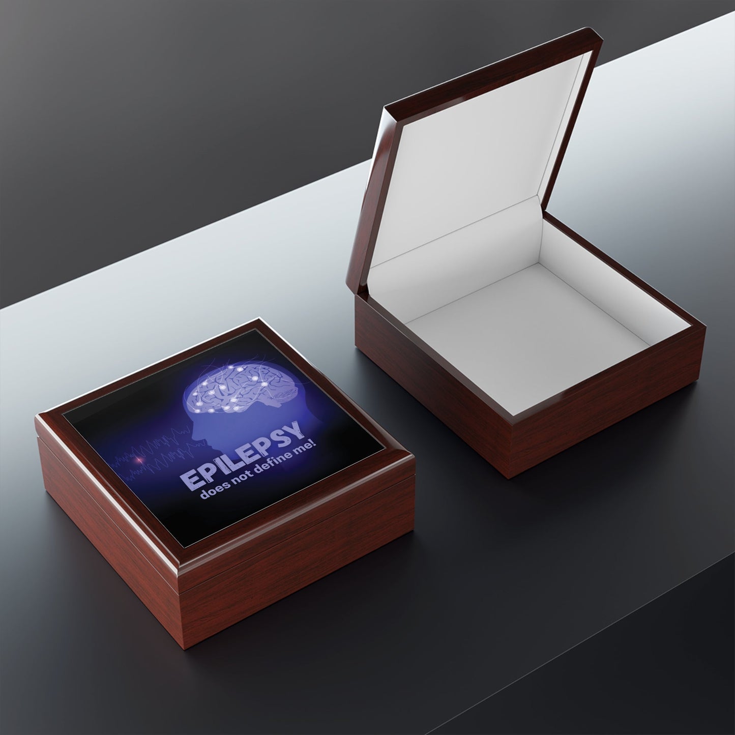 Epilepsy Awareness Jewelry Box - Home Decor - Epileptic Al’s Shop