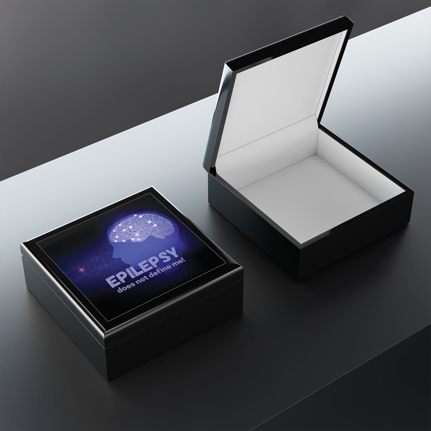 Epilepsy Awareness Jewelry Box - Home Decor - Epileptic Al’s Shop