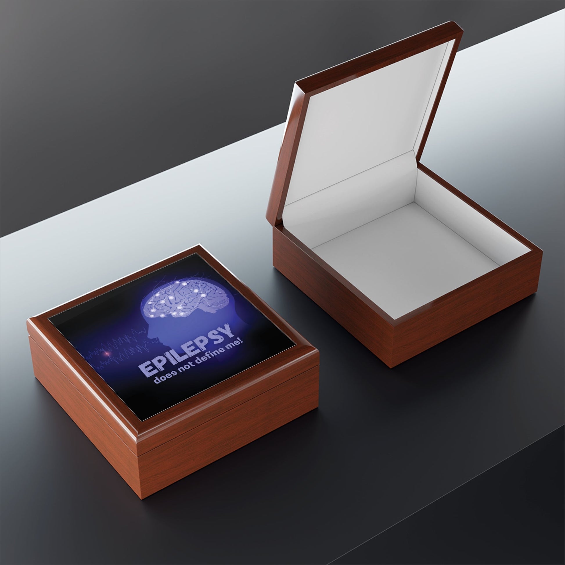 Epilepsy Awareness Jewelry Box - Home Decor - Epileptic Al’s Shop