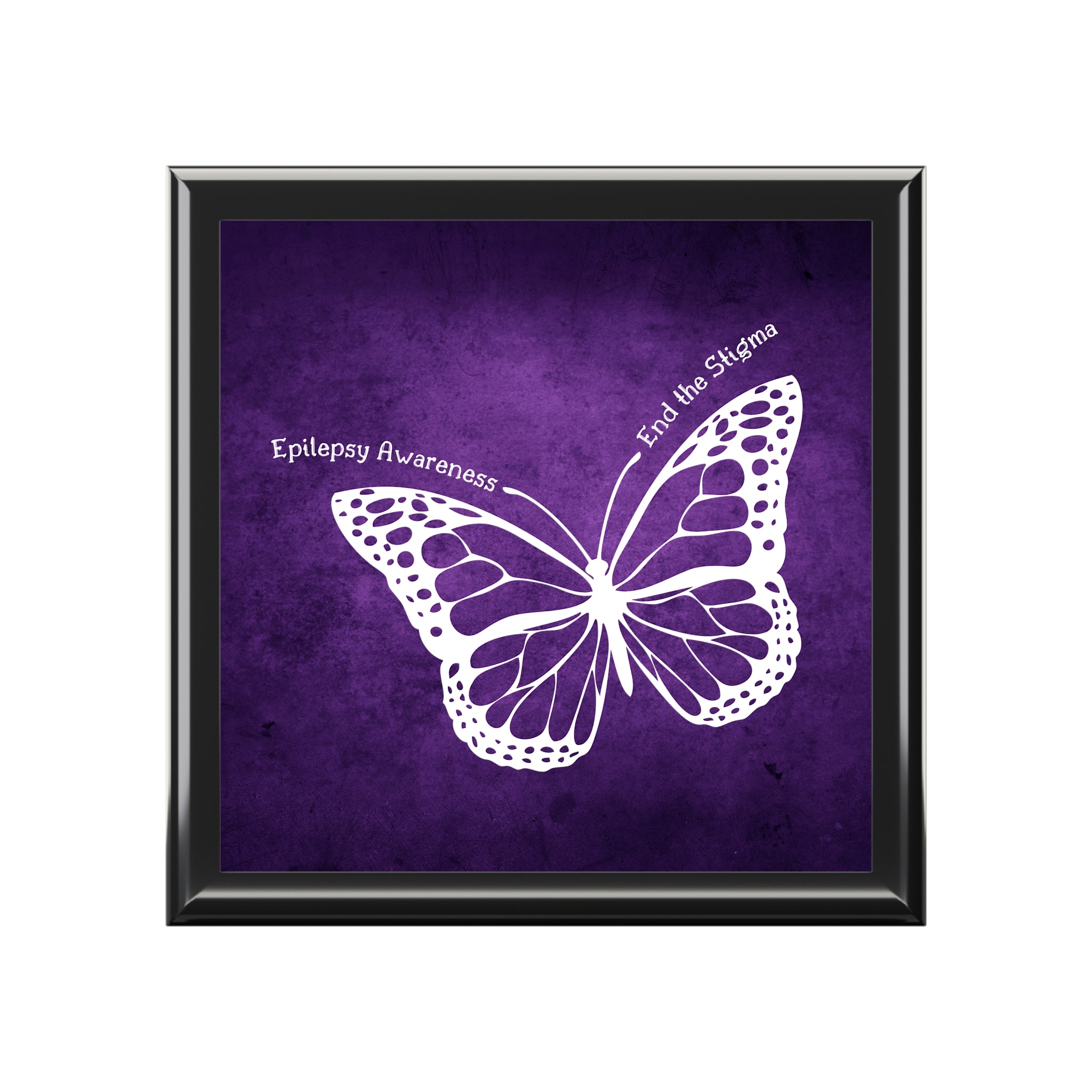 Epilepsy Awareness Jewelry Box - End the Stigma - Decor, Bedroom, Jewelry Boxes - EpiAl's Shop