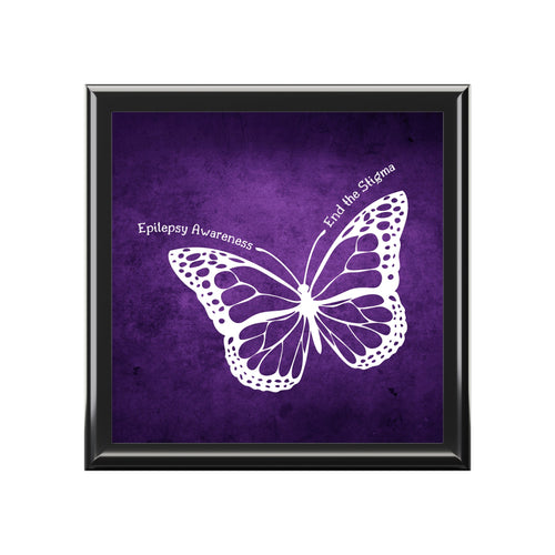Epilepsy Awareness Jewelry Box - End the Stigma - Decor, Bedroom, Jewelry Boxes - EpiAl's Shop