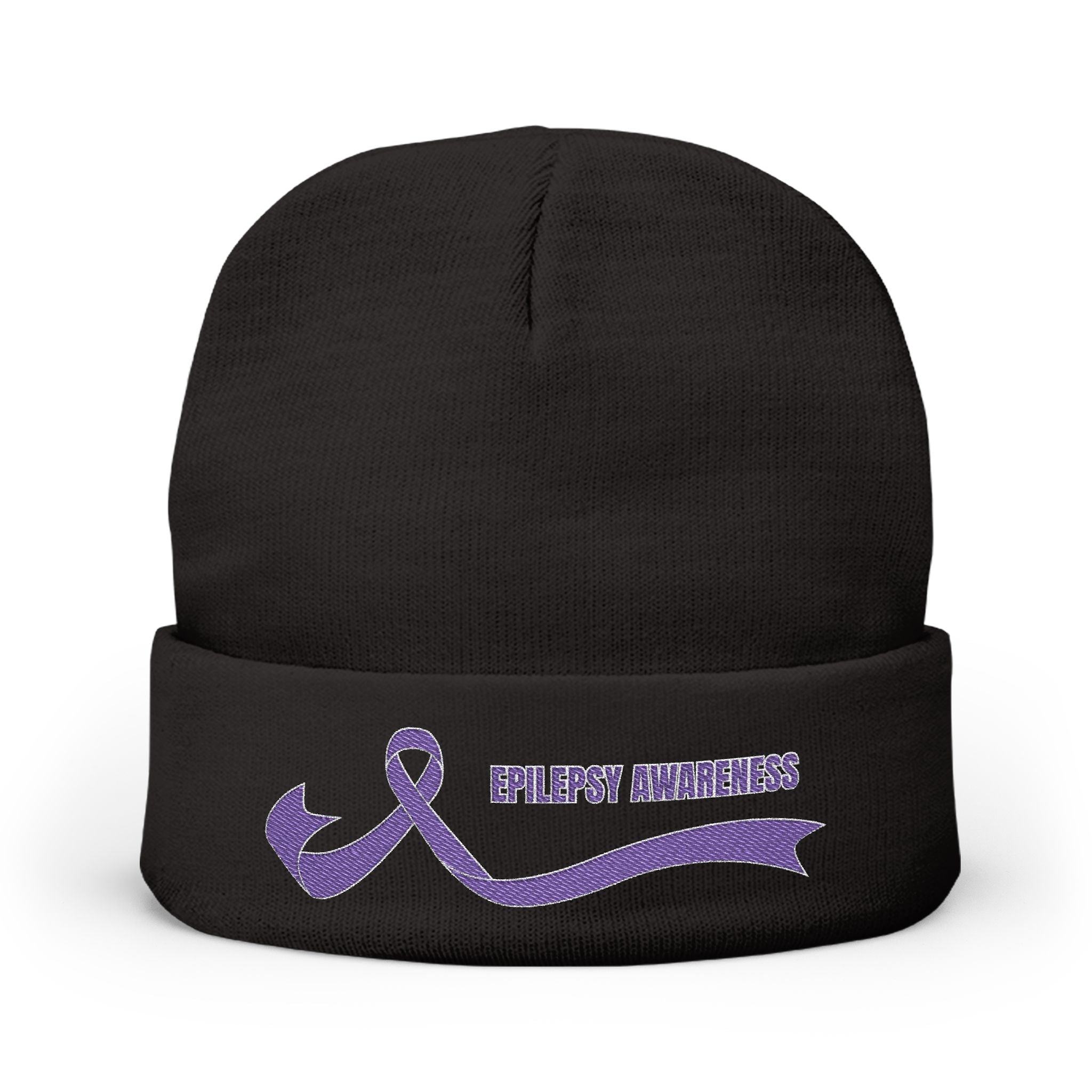 Epilepsy Awareness Knit Beanie - Hats, Beanie - EpiAl's Shop