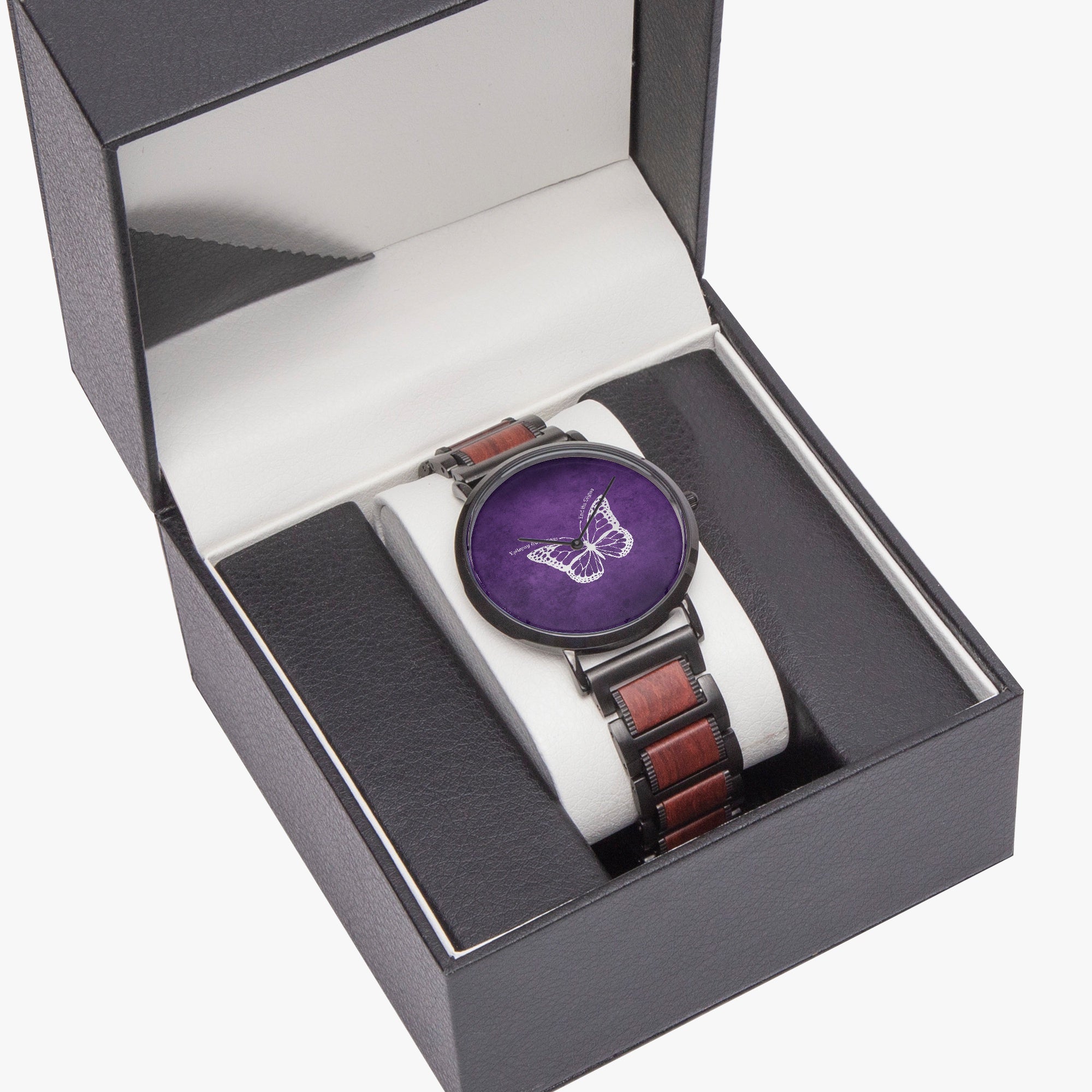 Epilepsy Awareness New Wooden Strap Quartz Watch - Jewelry, Watches - EpiAl's Shop
