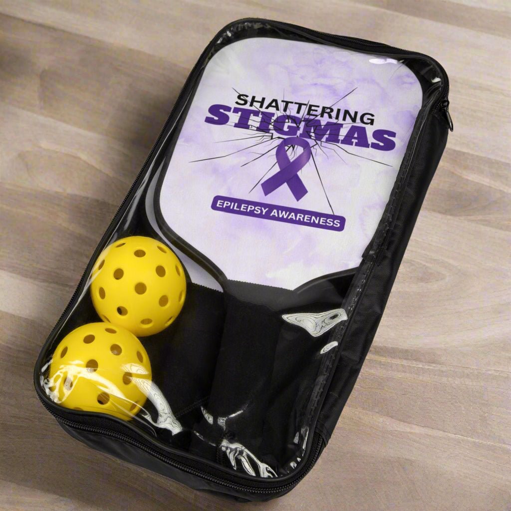 Epilepsy Awareness Pickleball Set - Shattering Stigmas - Toys & Games, Pickleball - EpiAl's Shop