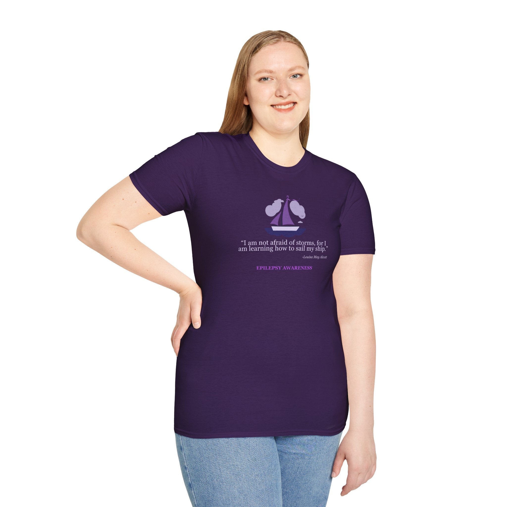 Epilepsy Awareness Quote T-Shirt - Unisex Softstyle Tee - Clothing, T-shirts - EpiAl's Shop