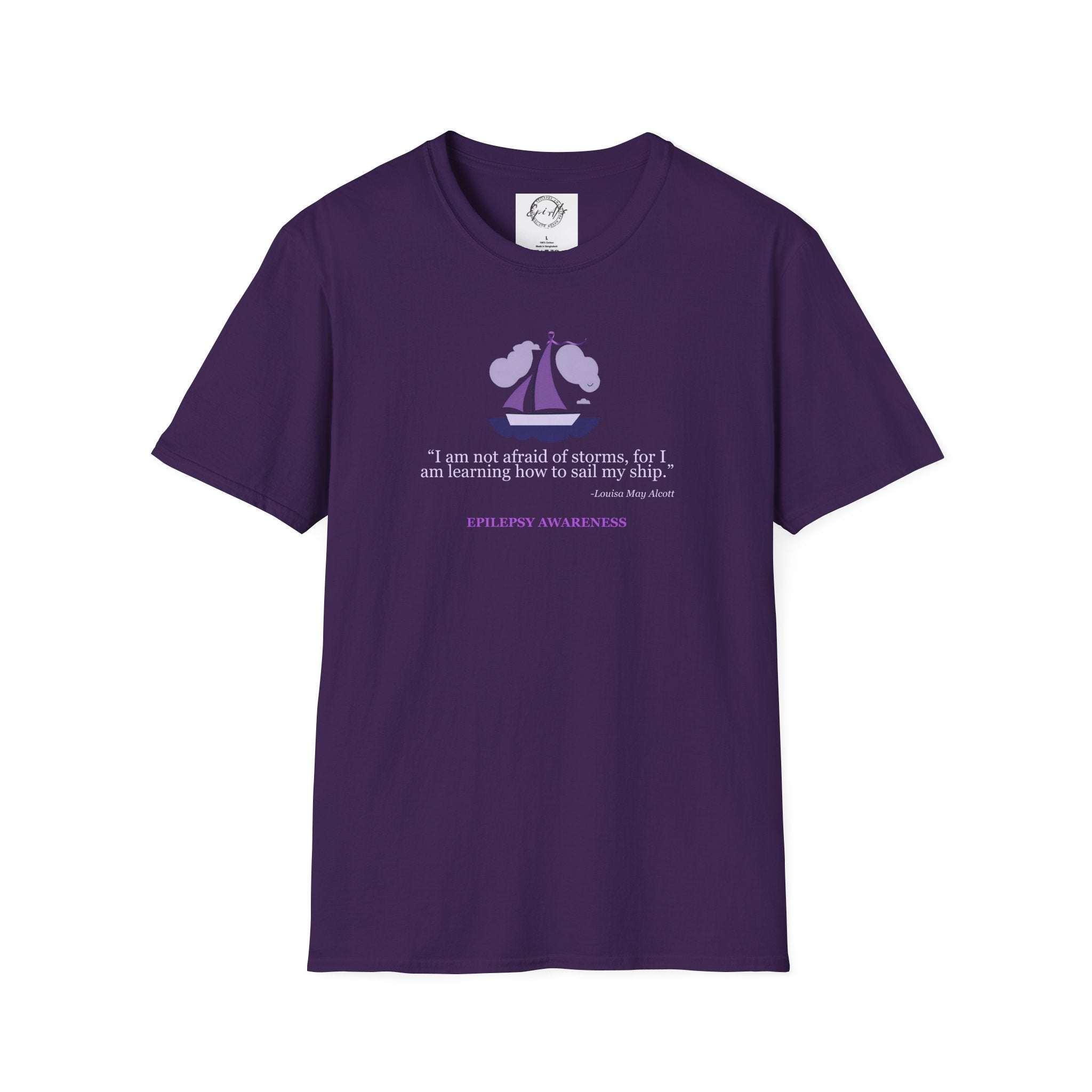 Epilepsy Awareness Quote T-Shirt - Unisex Softstyle Tee - Clothing, T-shirts - EpiAl's Shop