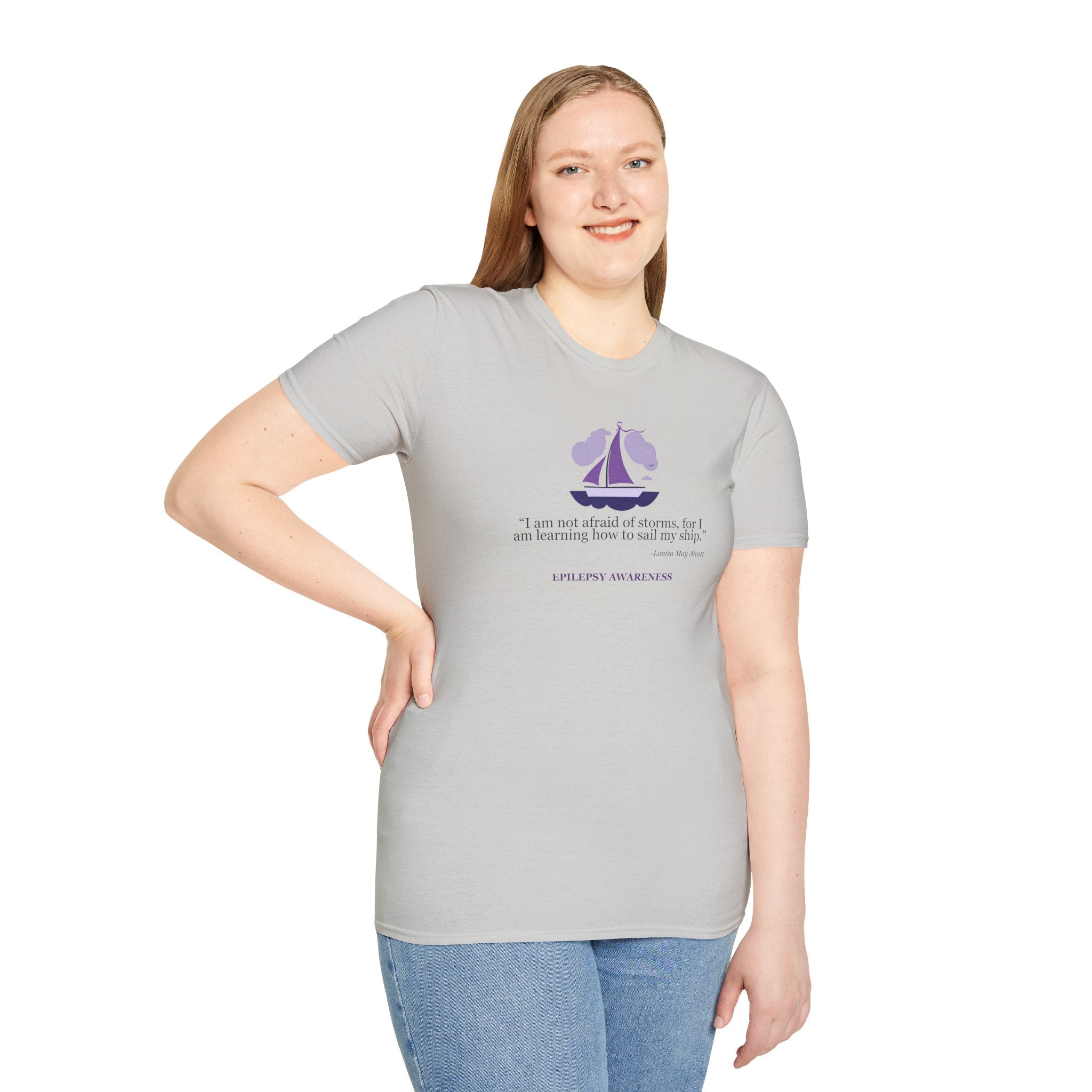 Epilepsy Awareness Quote T-Shirt - Unisex Softstyle Tee - Clothing, T-shirts - EpiAl's Shop