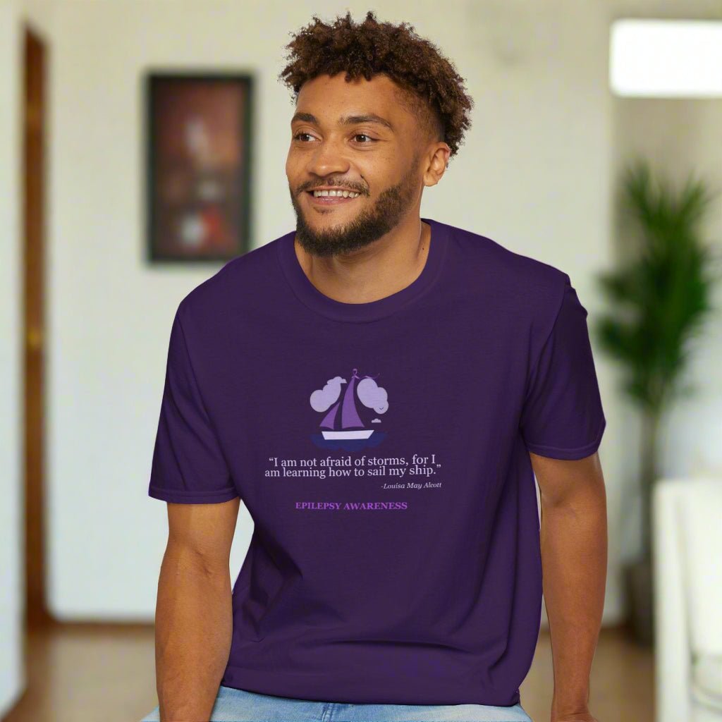 Epilepsy Awareness Quote T-Shirt - Unisex Softstyle Tee - Clothing, T-shirts - EpiAl's Shop