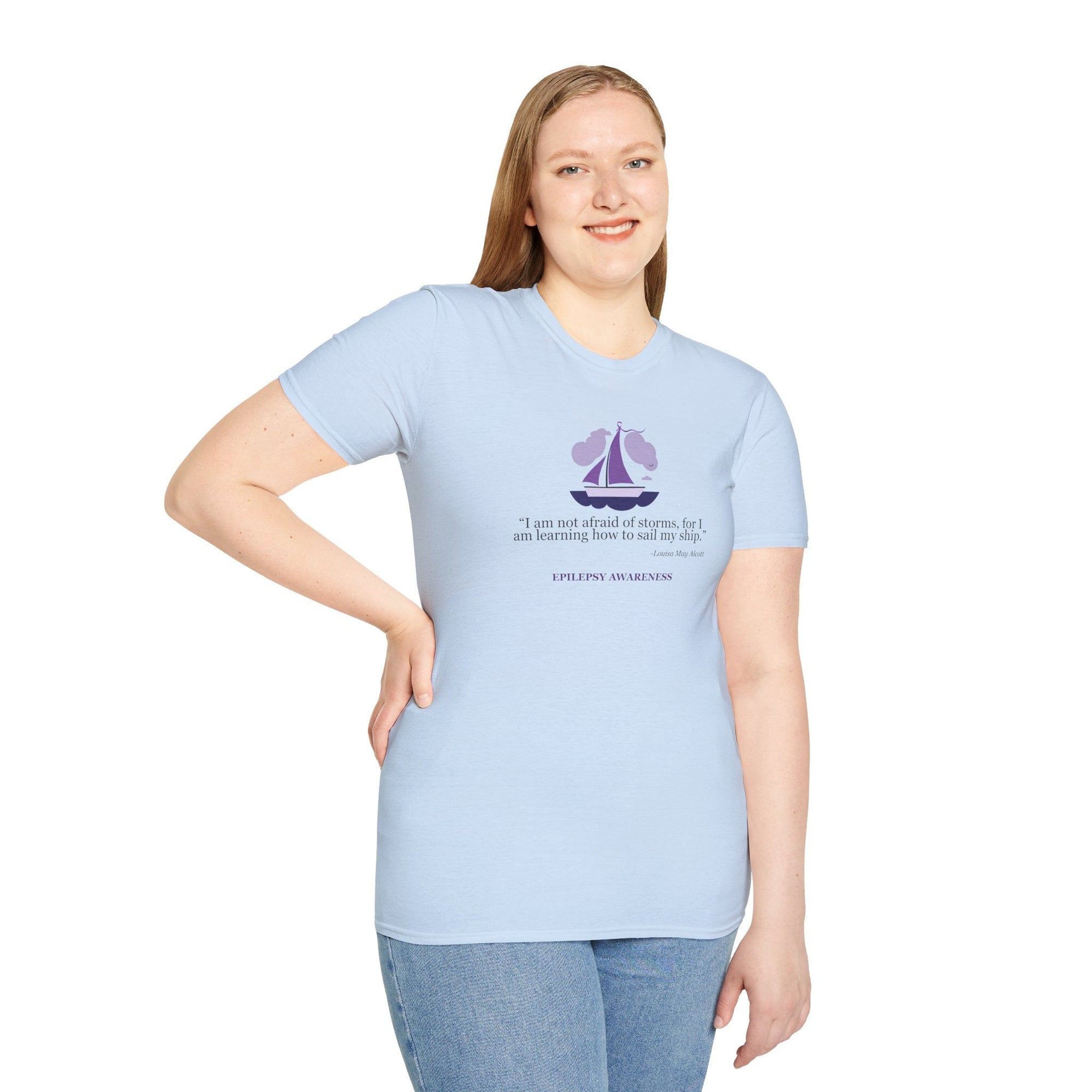 Epilepsy Awareness Quote T-Shirt - Unisex Softstyle Tee - Clothing, T-shirts - EpiAl's Shop