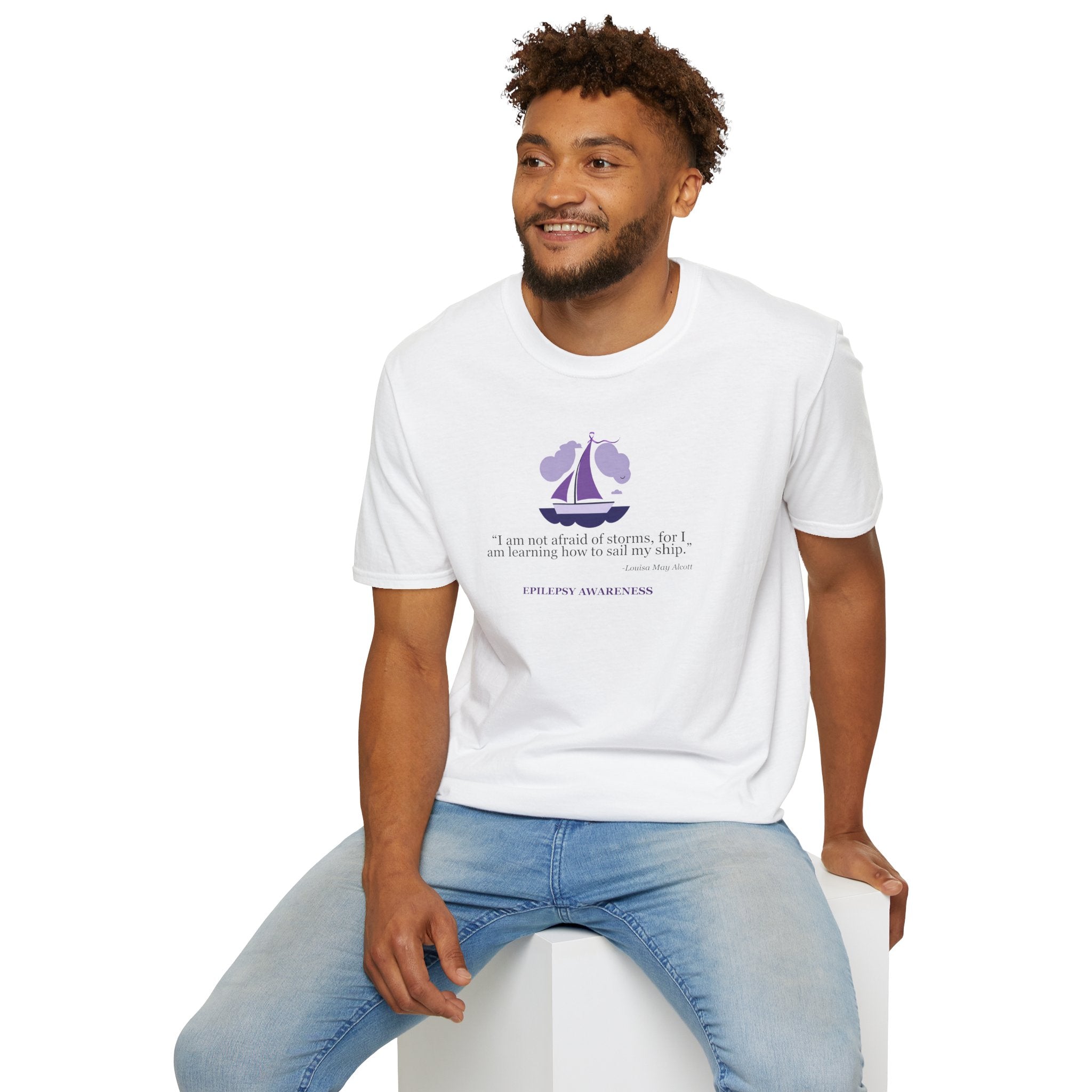 Epilepsy Awareness Quote T-Shirt - Unisex Softstyle Tee - Clothing, T-shirts - EpiAl's Shop