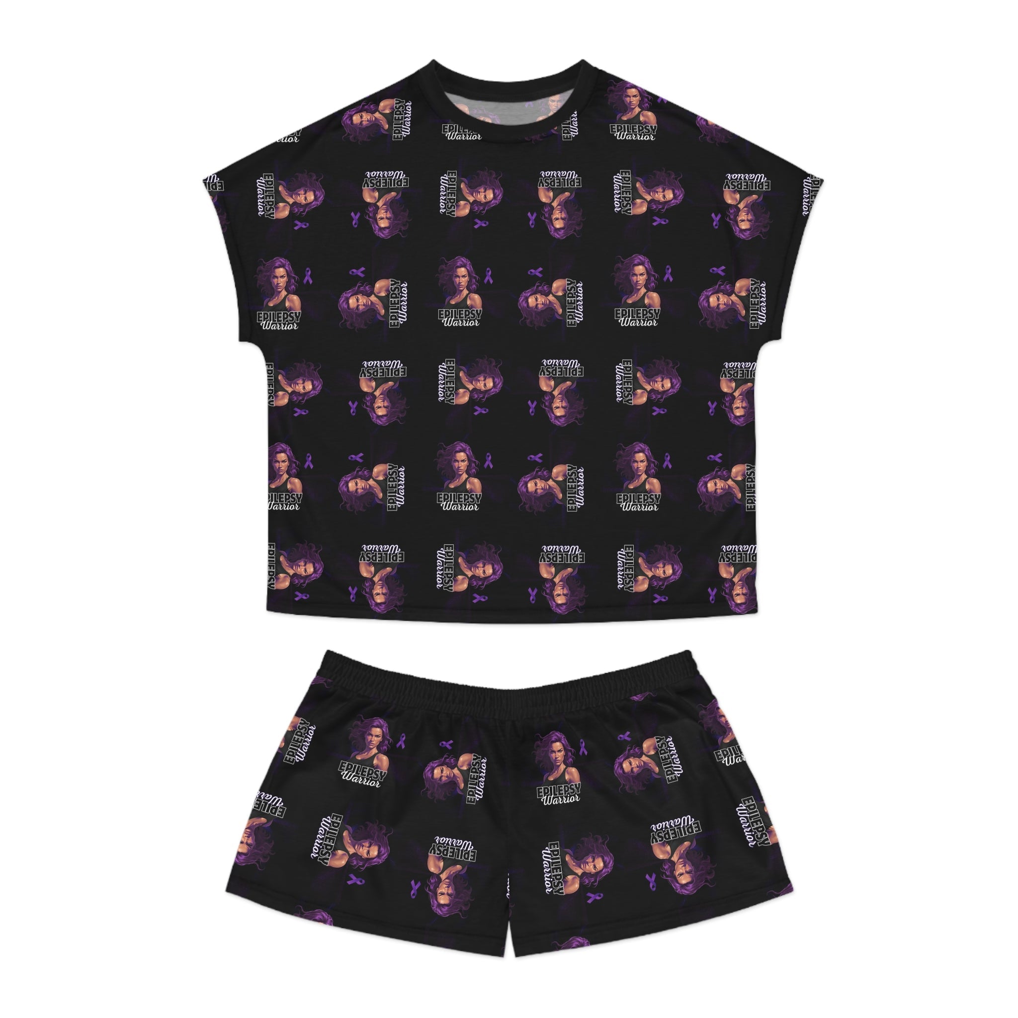 Epilepsy Awareness Relaxed Women's Pajama Set - Clothing, Pajamas - EpiAl's Shop