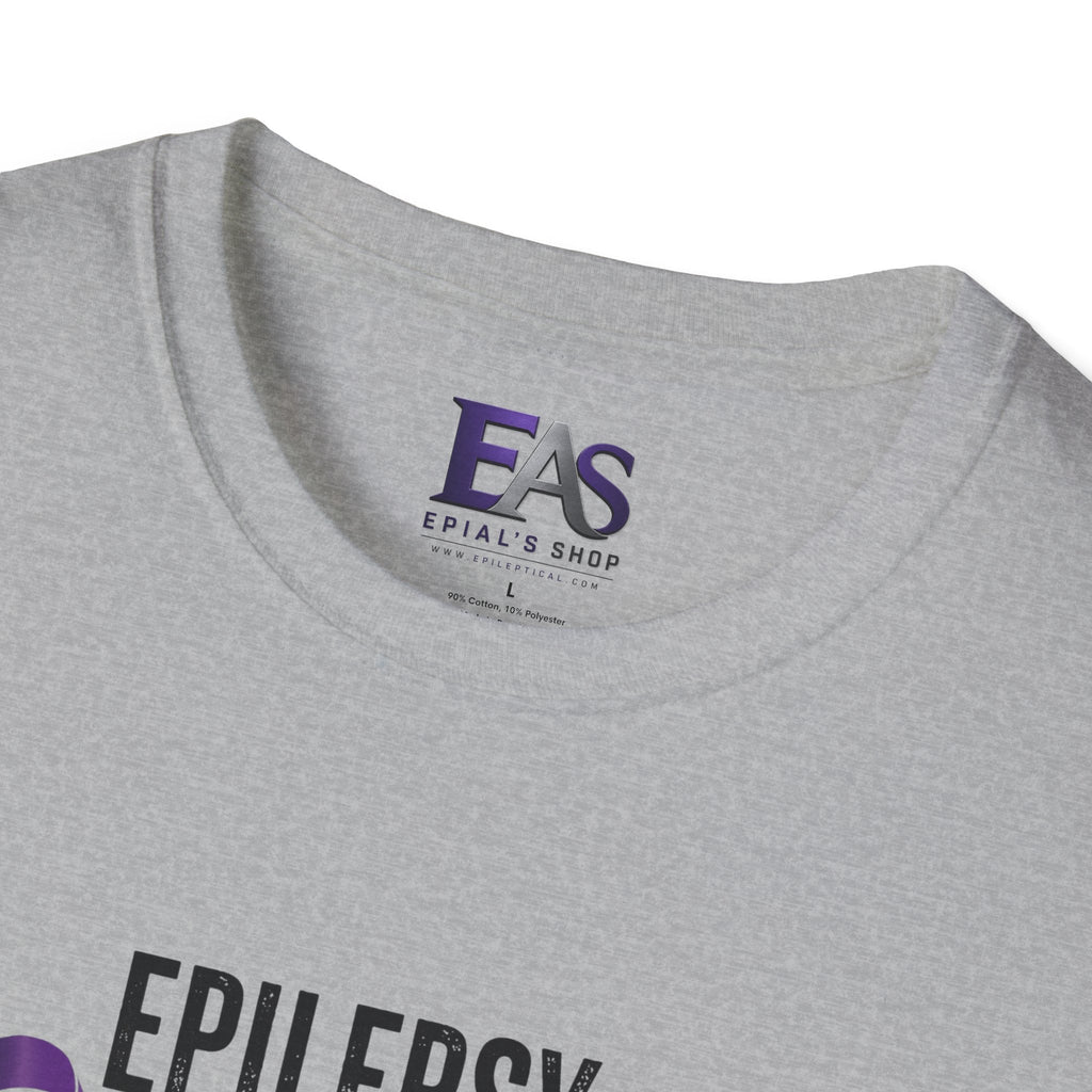 Epilepsy Awareness T-Shirt — "Epilepsy is Real" Purple Ribbon Bigfoot Design - Clothing, Unisex, T-Shirts - EpiAl's Shop
