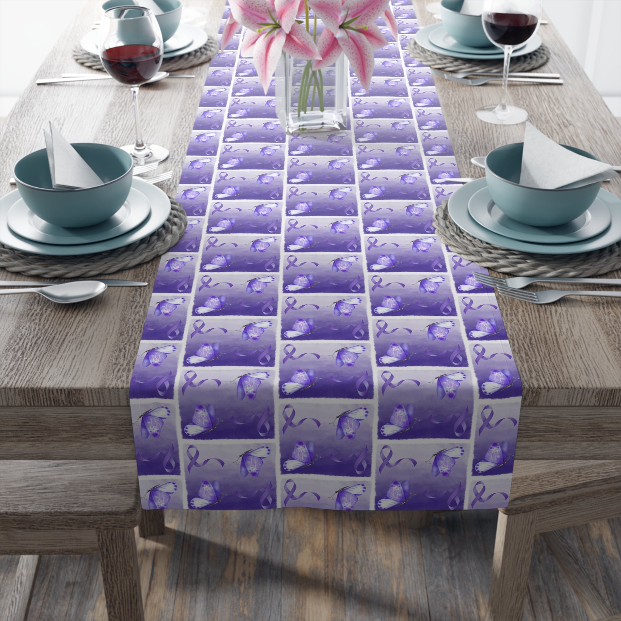 Epilepsy Awareness Table Runner - Decor, Dining, Table Decor - EpiAl's Shop