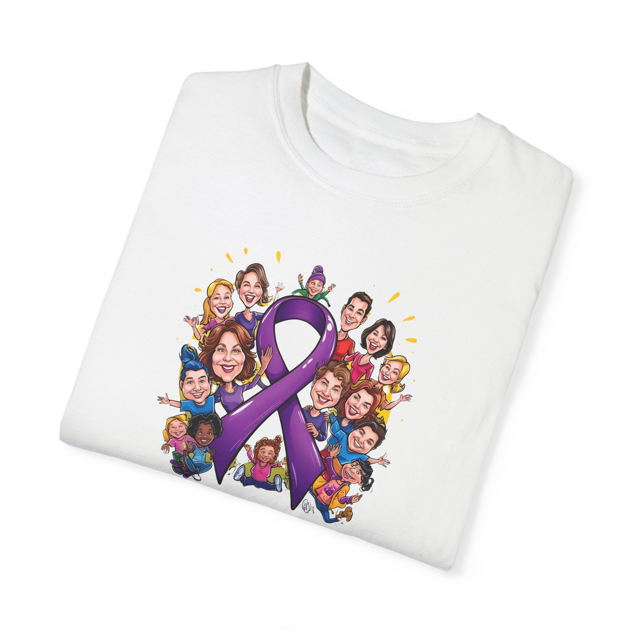 Epilepsy Awareness Unisex Garment - Dyed T-Shirt - Seize Hope, Be Strong - Clothing, T-shirts - EpiAl's Shop