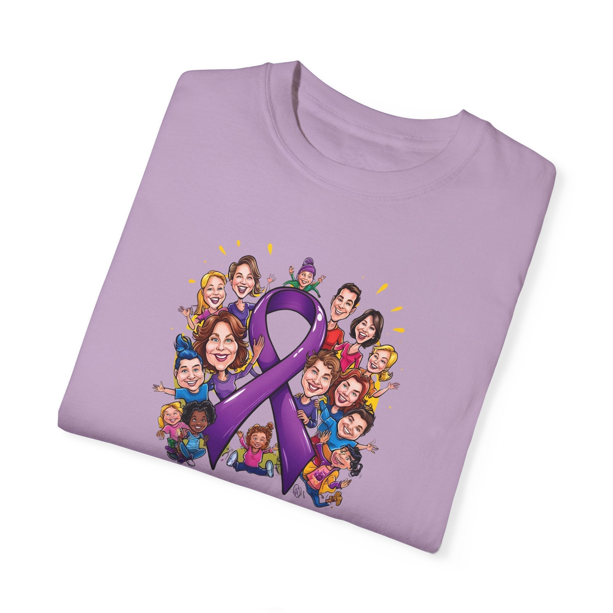 Epilepsy Awareness Unisex Garment - Dyed T-Shirt - Seize Hope, Be Strong - Clothing, T-shirts - EpiAl's Shop