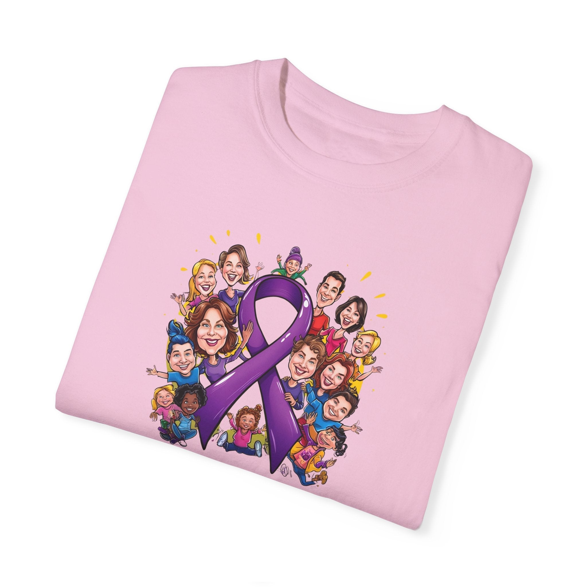 Epilepsy Awareness Unisex Garment - Dyed T-Shirt - Seize Hope, Be Strong - Clothing, T-shirts - EpiAl's Shop
