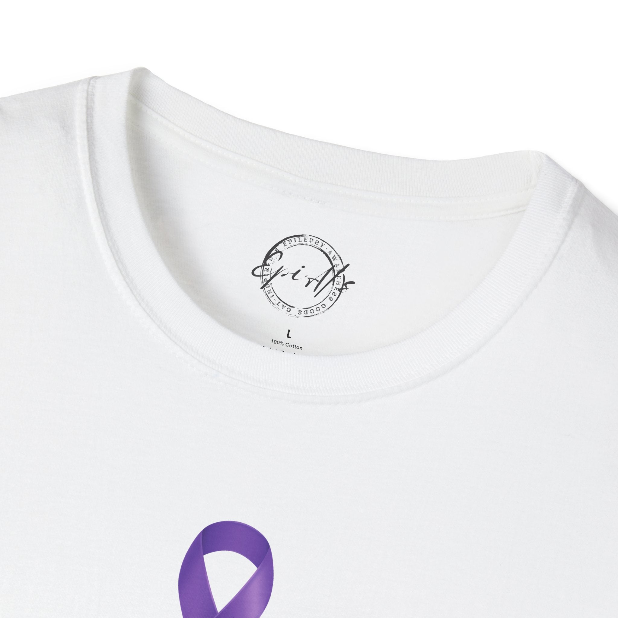 Epilepsy Awareness Unisex Softstyle T-Shirt - Spread Awareness & Compassion - Clothing, T-shirts - EpiAl's Shop
