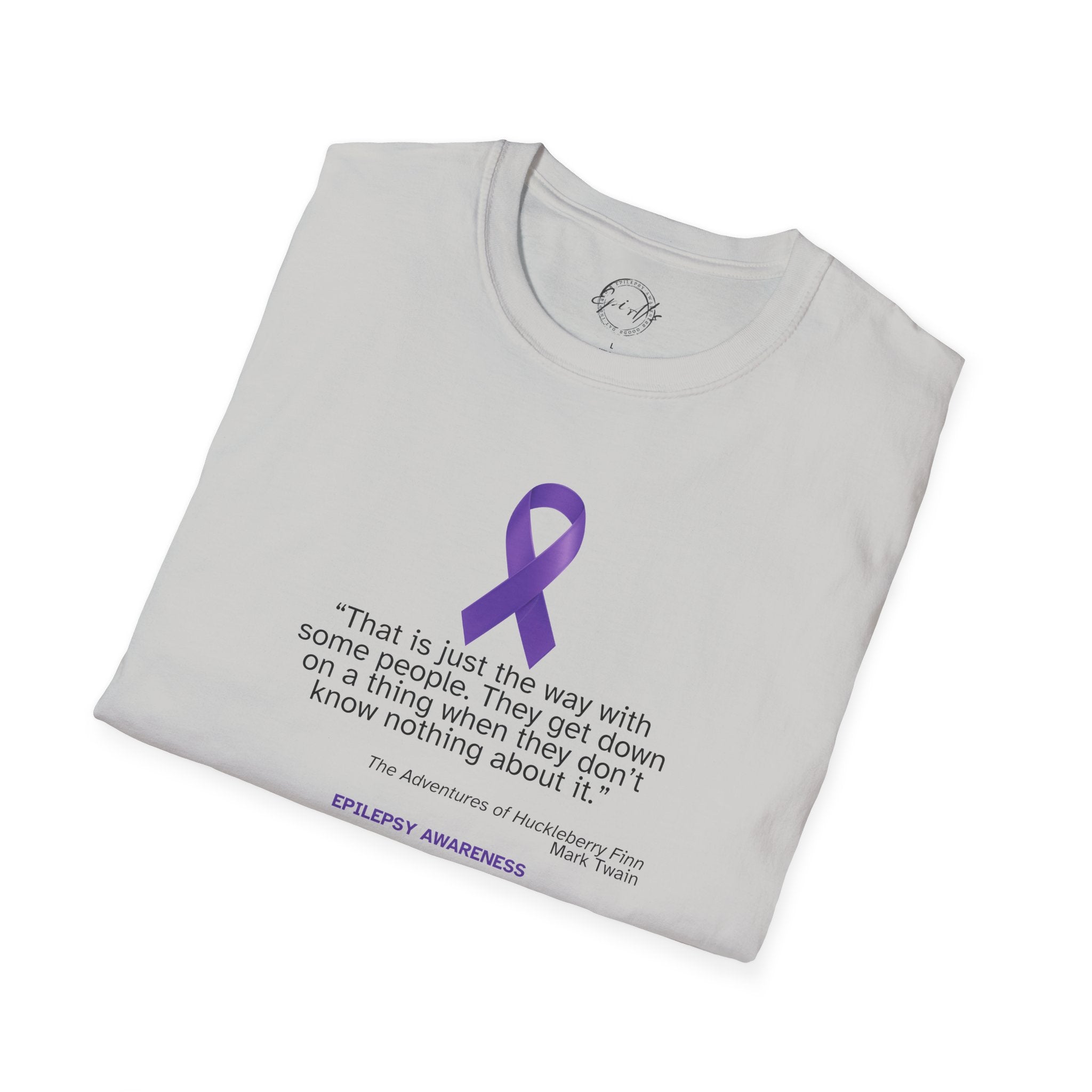 Epilepsy Awareness Unisex Softstyle T-Shirt - Spread Awareness & Compassion - Clothing, T-shirts - EpiAl's Shop