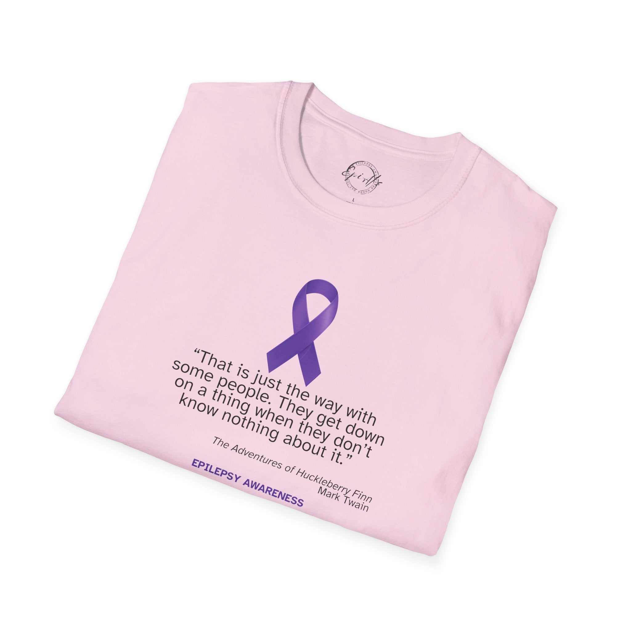 Epilepsy Awareness Unisex Softstyle T-Shirt - Spread Awareness & Compassion - Clothing, T-shirts - EpiAl's Shop