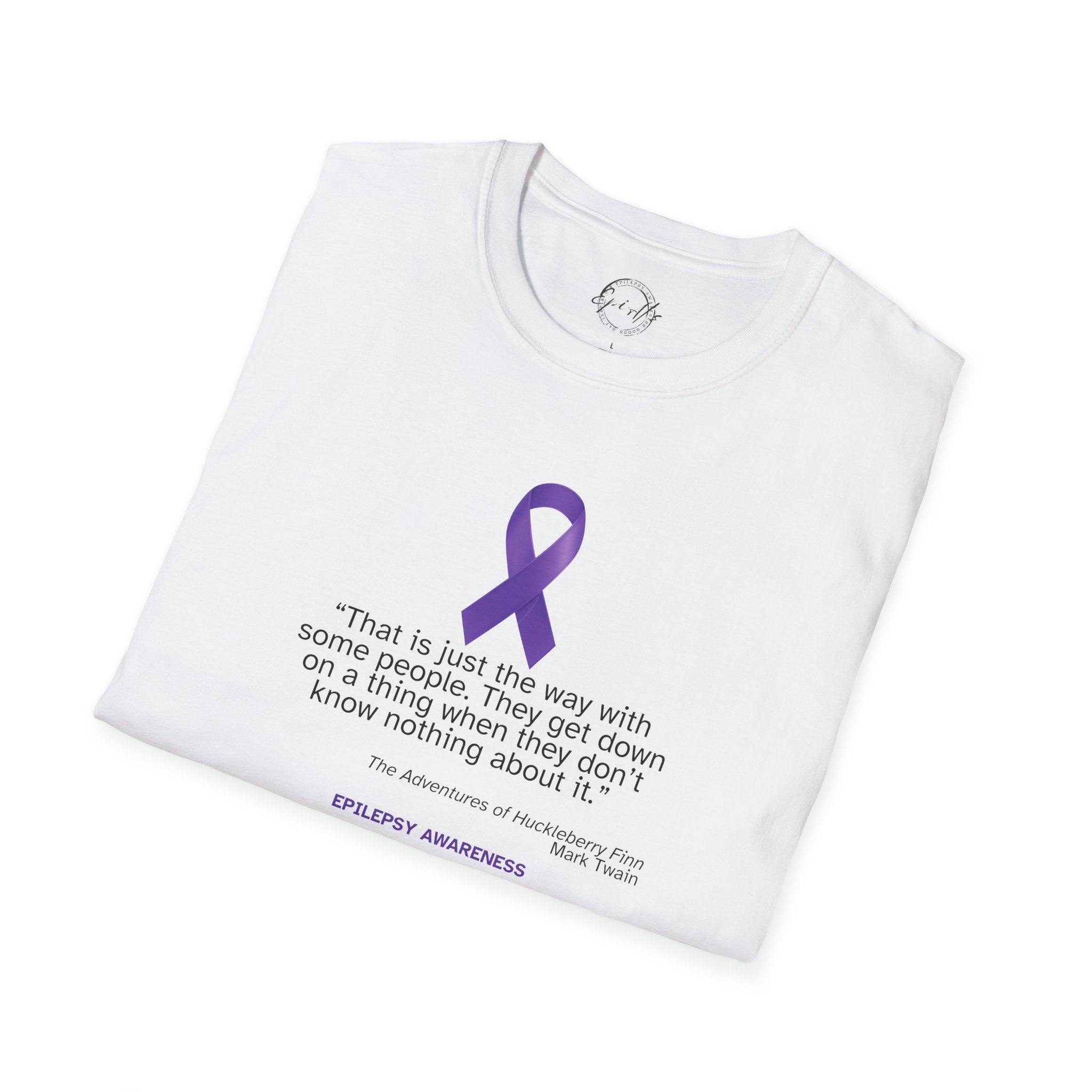 Epilepsy Awareness Unisex Softstyle T-Shirt - Spread Awareness & Compassion - Clothing, T-shirts - EpiAl's Shop