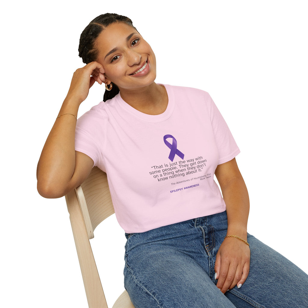 Epilepsy Awareness Unisex Softstyle T-Shirt - Spread Awareness & Compassion - Clothing, T-shirts - EpiAl's Shop