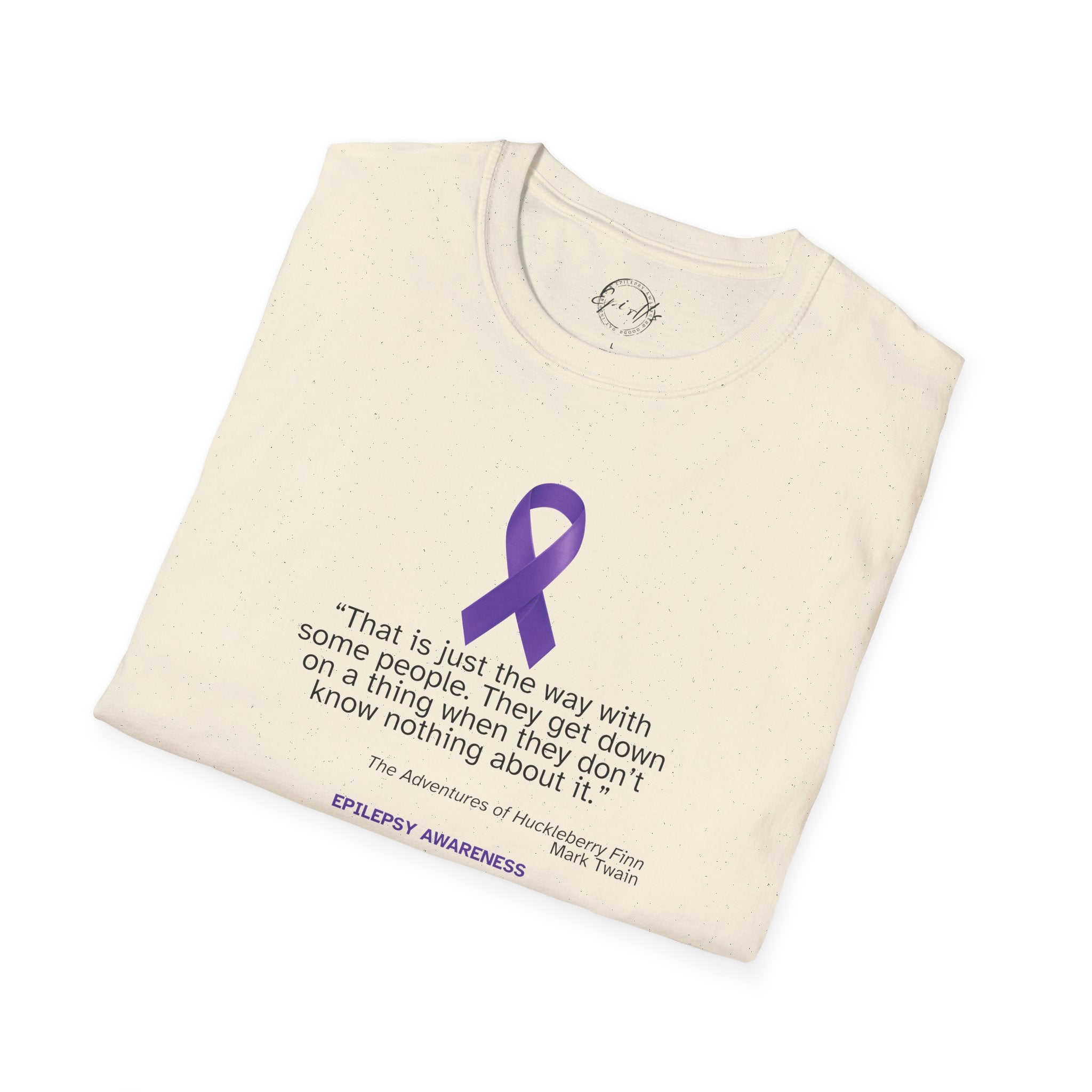 Epilepsy Awareness Unisex Softstyle T-Shirt - Spread Awareness & Compassion - Clothing, T-shirts - EpiAl's Shop