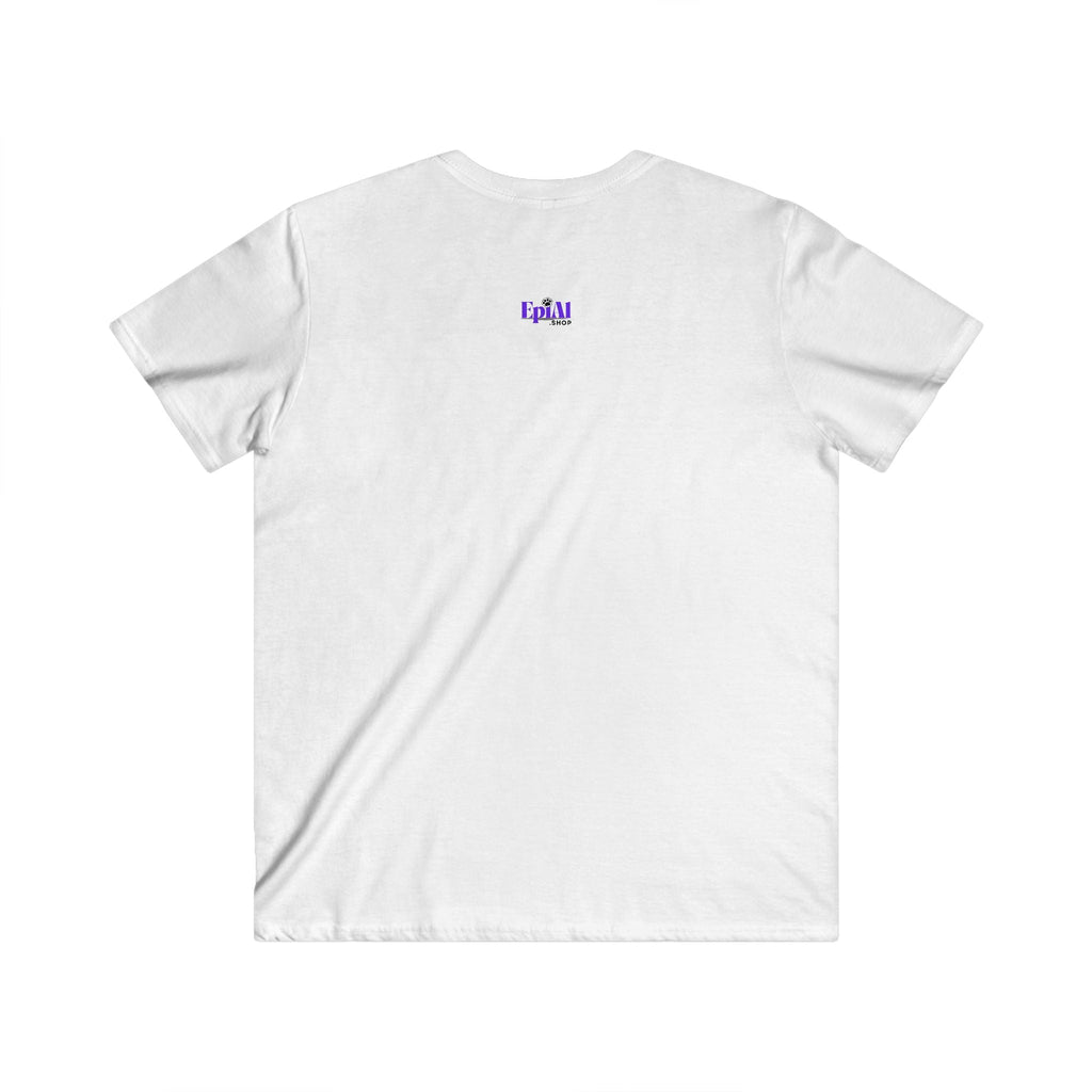 Epilepsy Awareness V - Neck Tee - Support Your Warrior Wife - Clothing, T-shirts - EpiAl's Shop