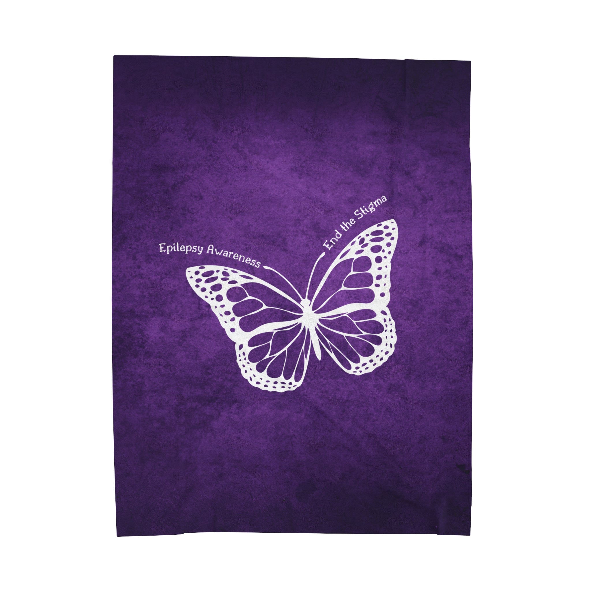 Epilepsy Awareness Velvet Blanket - End the Stigma - Decor, Blankets & Comforters - EpiAl's Shop
