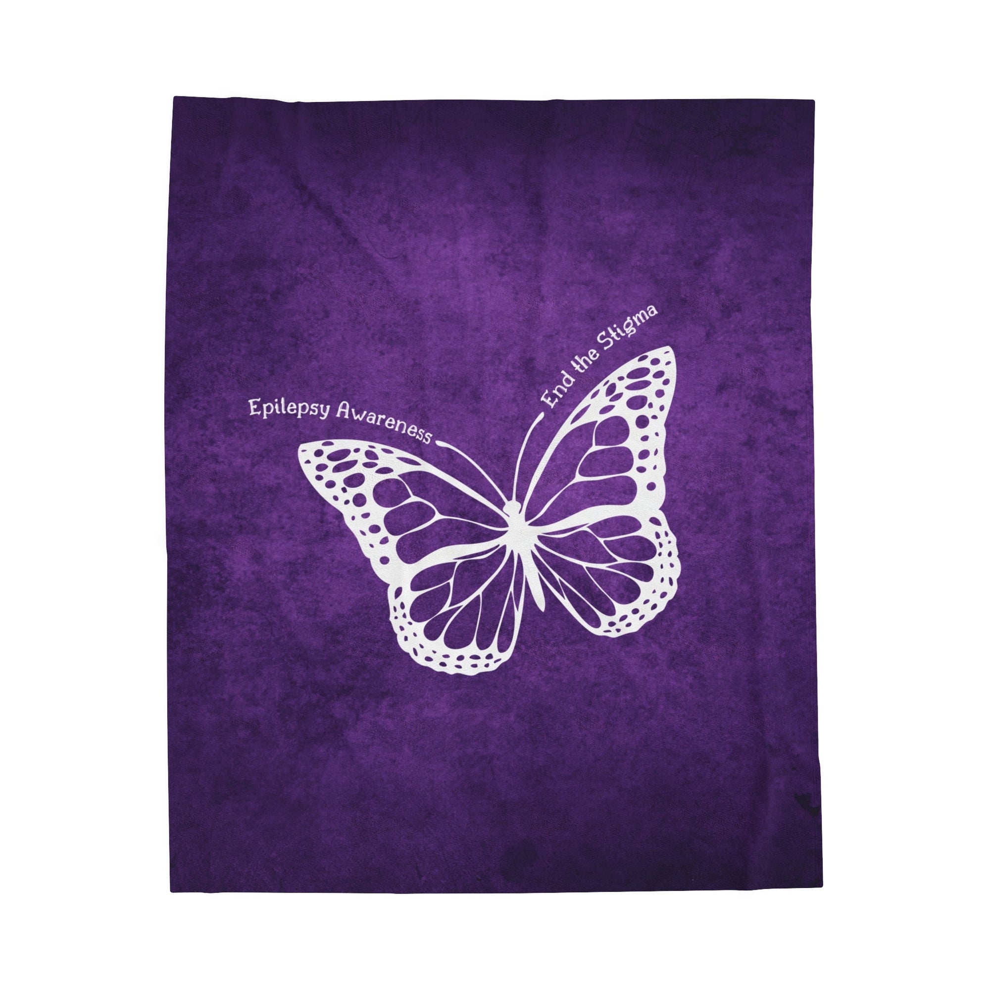 Epilepsy Awareness Velvet Blanket - End the Stigma - Decor, Blankets & Comforters - EpiAl's Shop