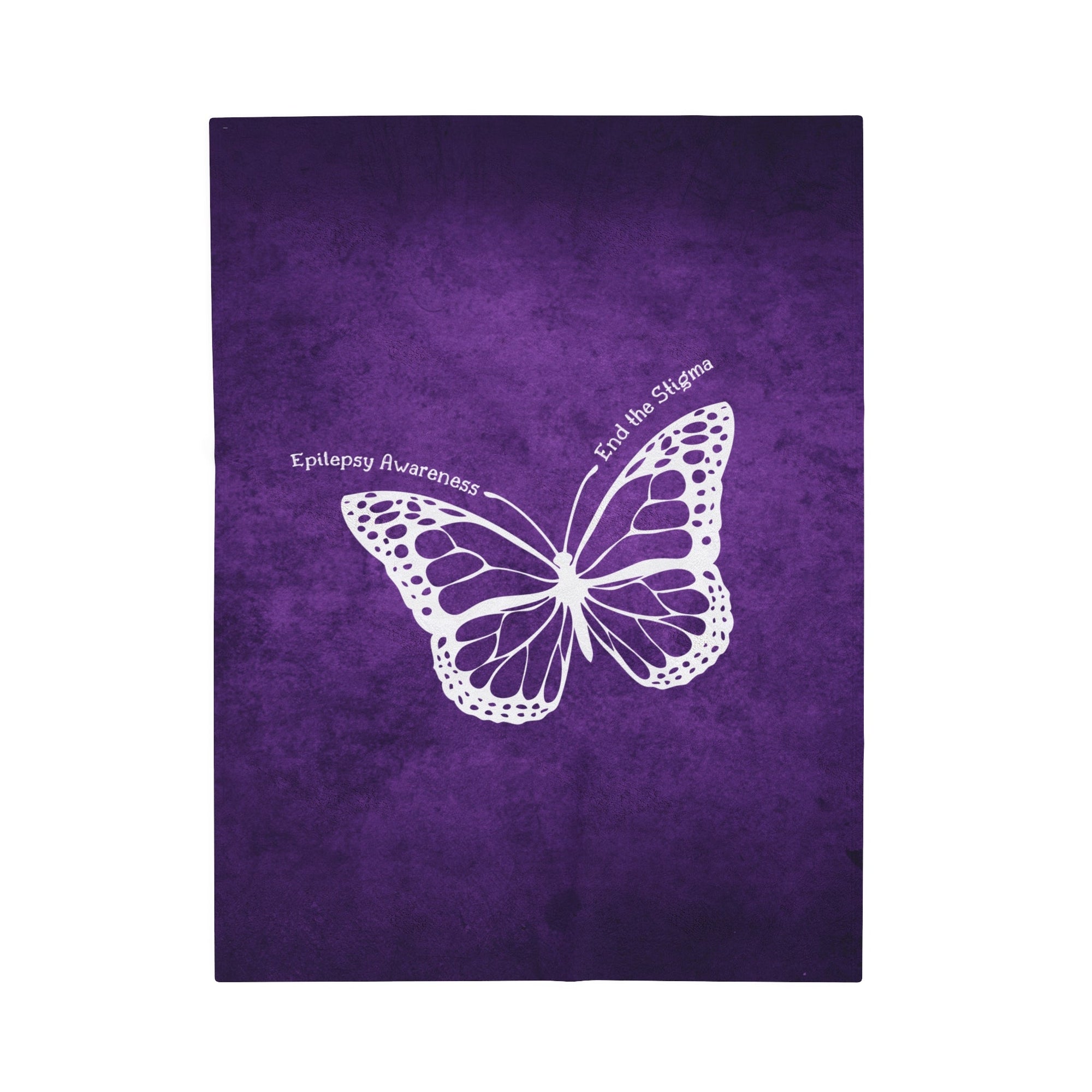 Epilepsy Awareness Velvet Blanket - End the Stigma - Decor, Blankets & Comforters - EpiAl's Shop