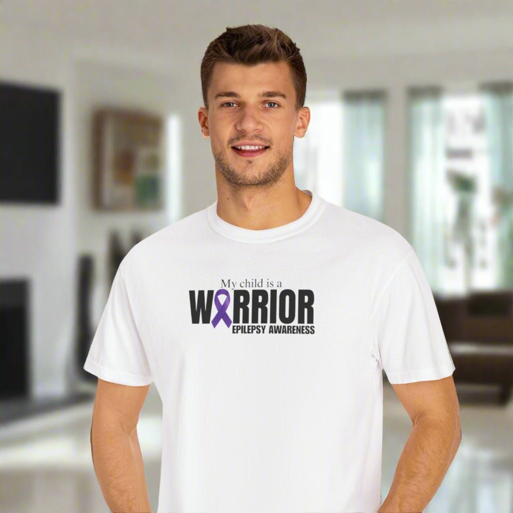 Epilepsy Awareness Warrior T-Shirt - Support Your Child in Style - Clothing, T-shirts - EpiAl's Shop