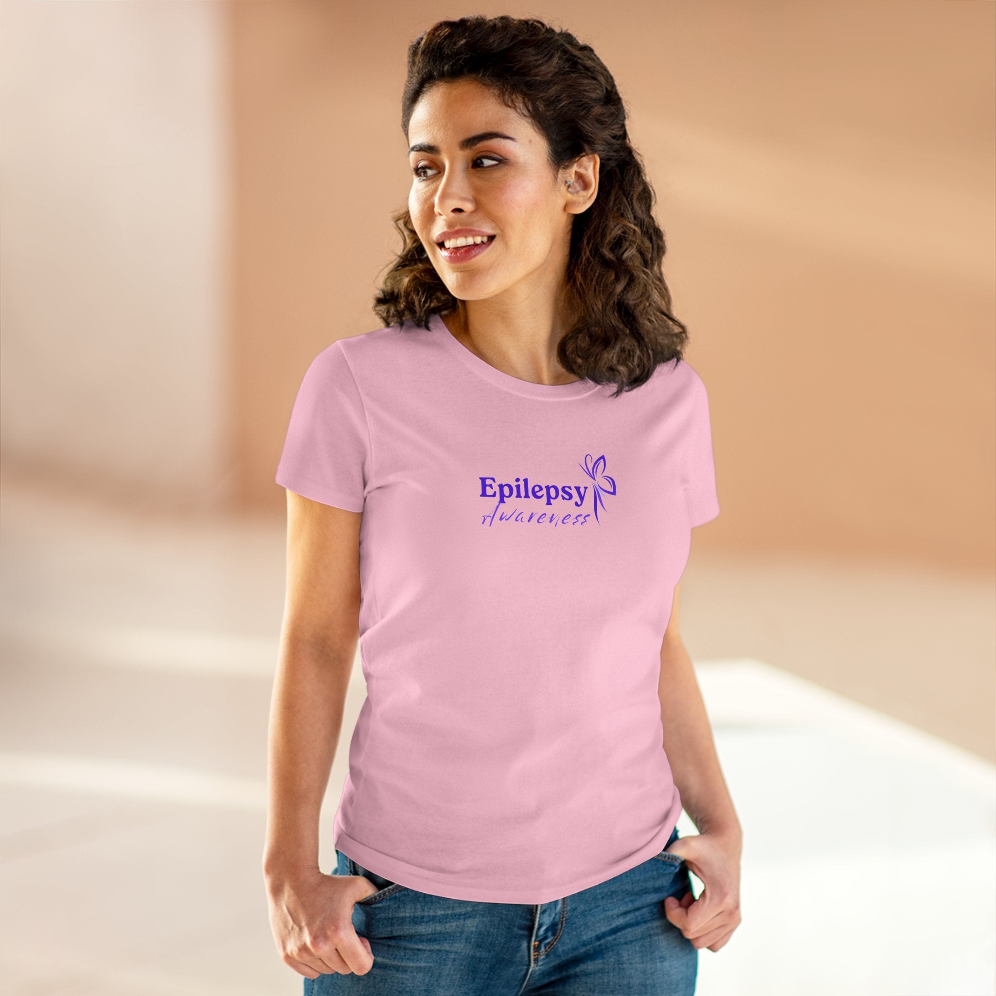 Epilepsy Awareness Women's Tee, Cotton Shirt - Clothing, T-shirts - EpiAl's Shop