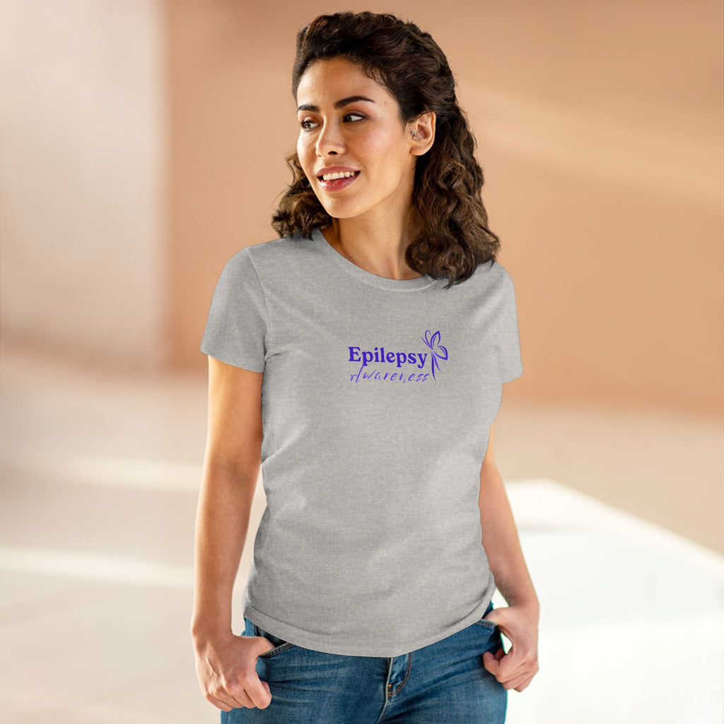 Epilepsy Awareness Women's Tee, Cotton Shirt - Clothing, T-shirts - EpiAl's Shop