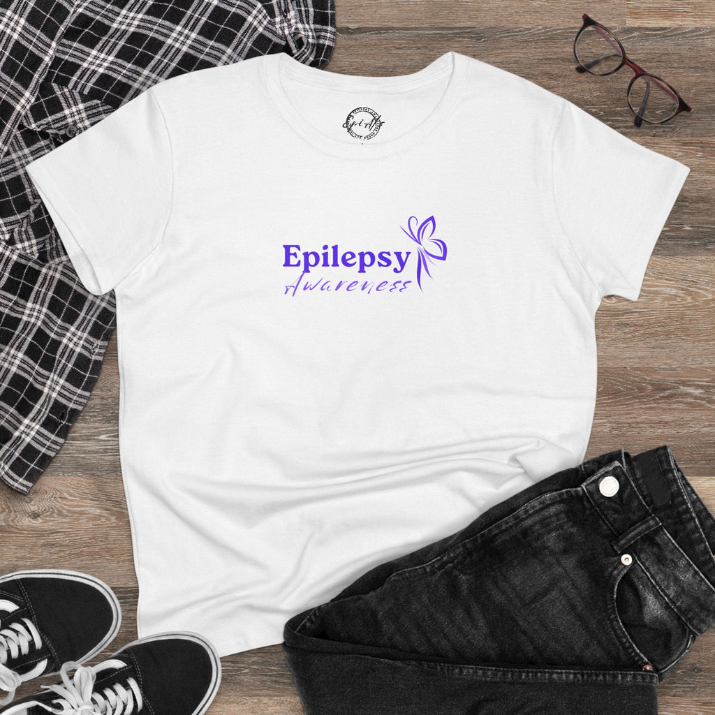 Epilepsy Awareness Women's Tee, Cotton Shirt - Clothing, T-shirts - EpiAl's Shop