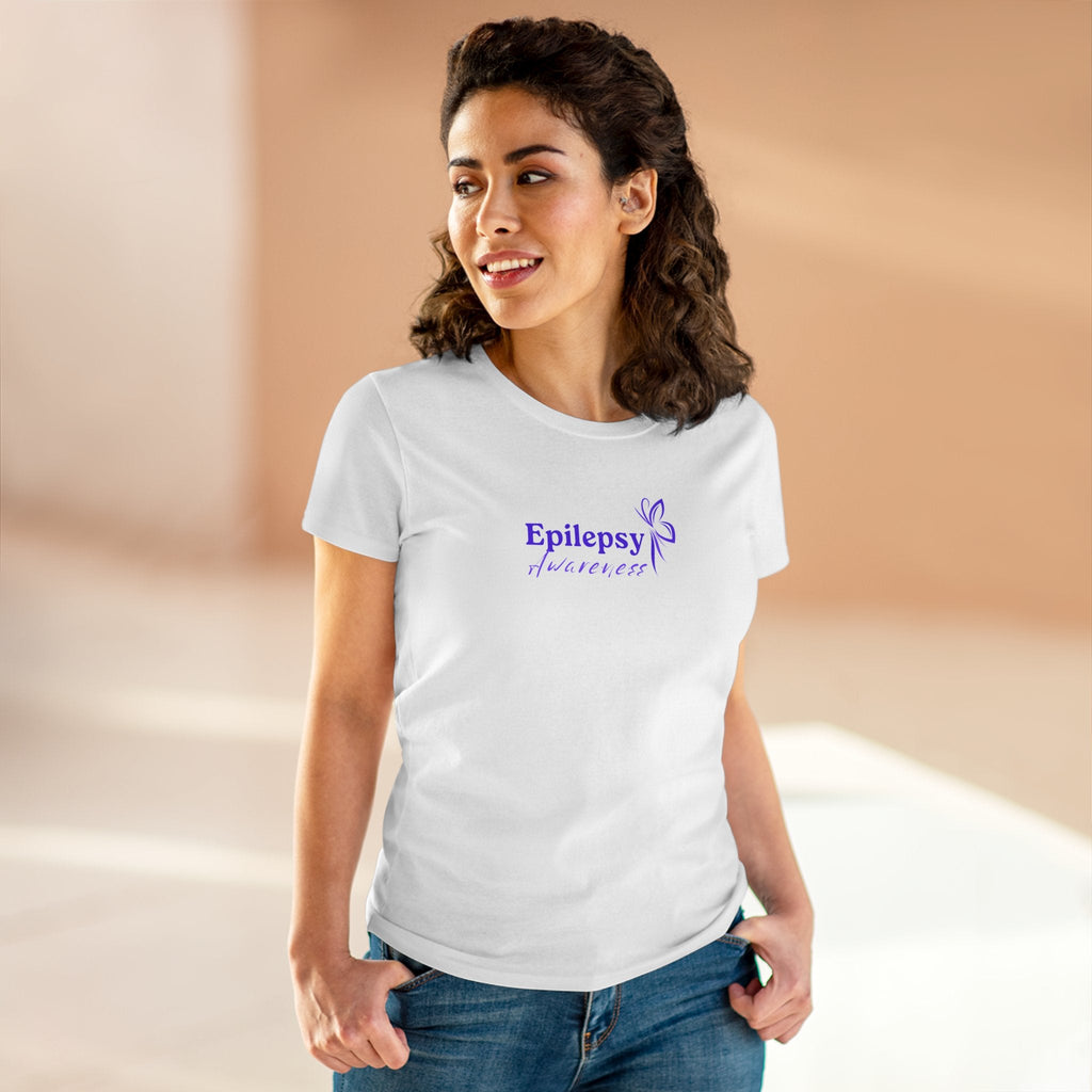 Epilepsy Awareness Women's Tee, Cotton Shirt - Clothing, T-shirts - EpiAl's Shop