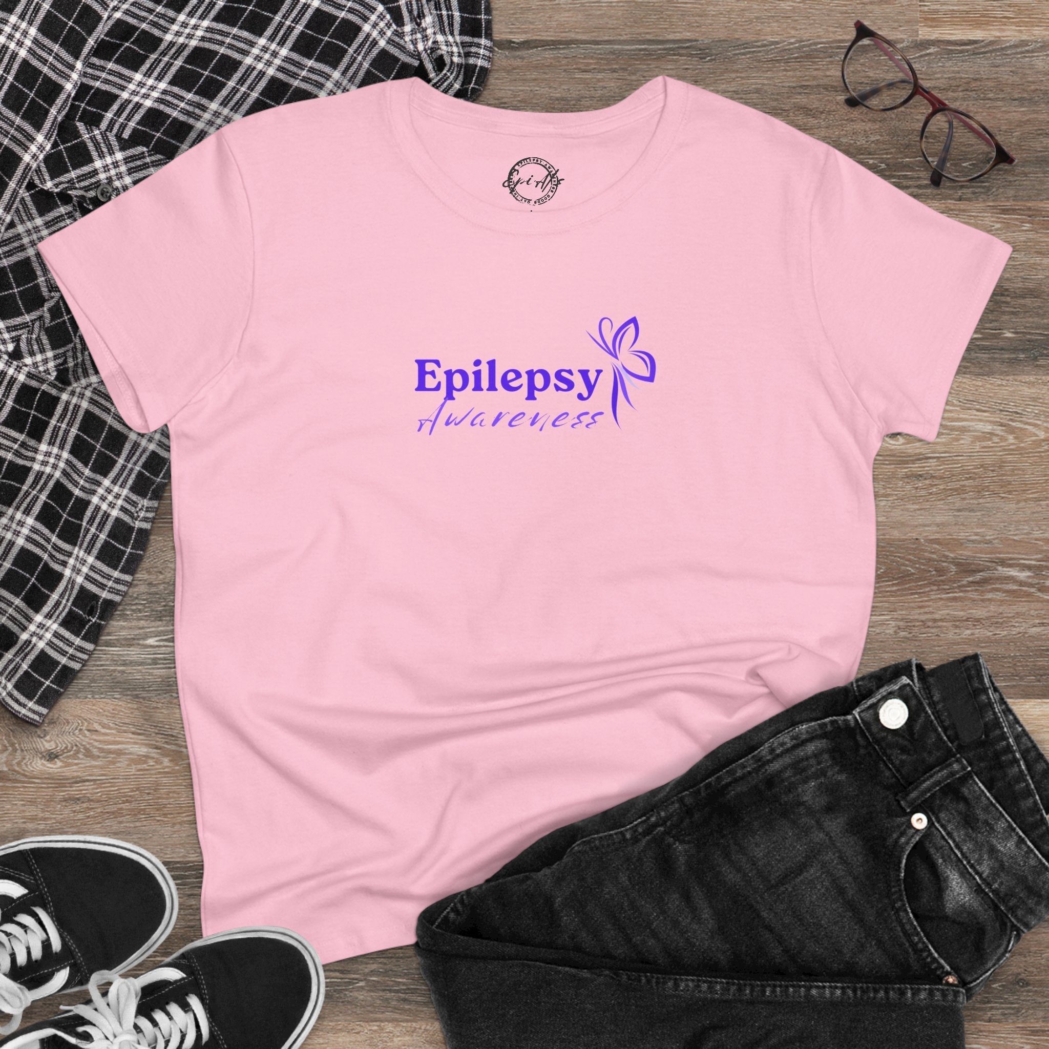 Epilepsy Awareness Women's Tee, Cotton Shirt - Clothing, T-shirts - EpiAl's Shop
