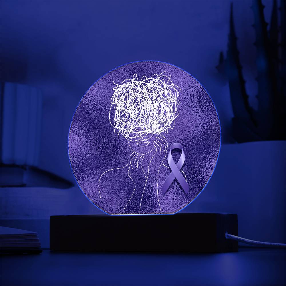 Epilepsy Brave Brain Plaque - Jewelry - Epileptic Al’s Shop