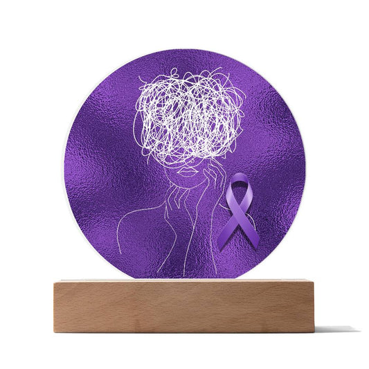 Epilepsy Brave Brain Plaque - Jewelry - Epileptic Al’s Shop