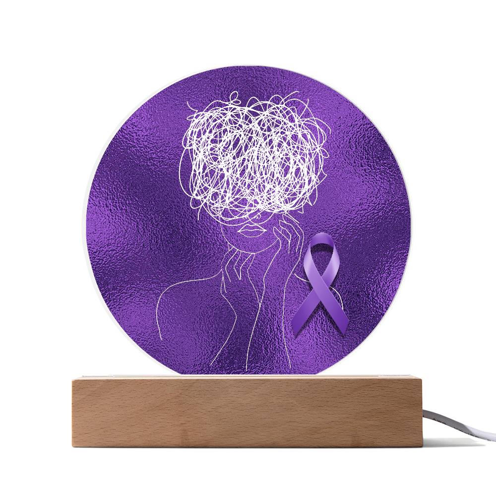 Epilepsy Brave Brain Plaque - Jewelry - Epileptic Al’s Shop