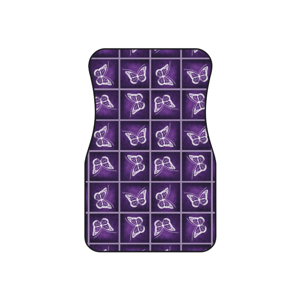 Epilepsy Butterfly Car Mats Set - Elegant Purple Floor Protection - Accessories, Auto, Spare Tire Covers - EpiAl's Shop