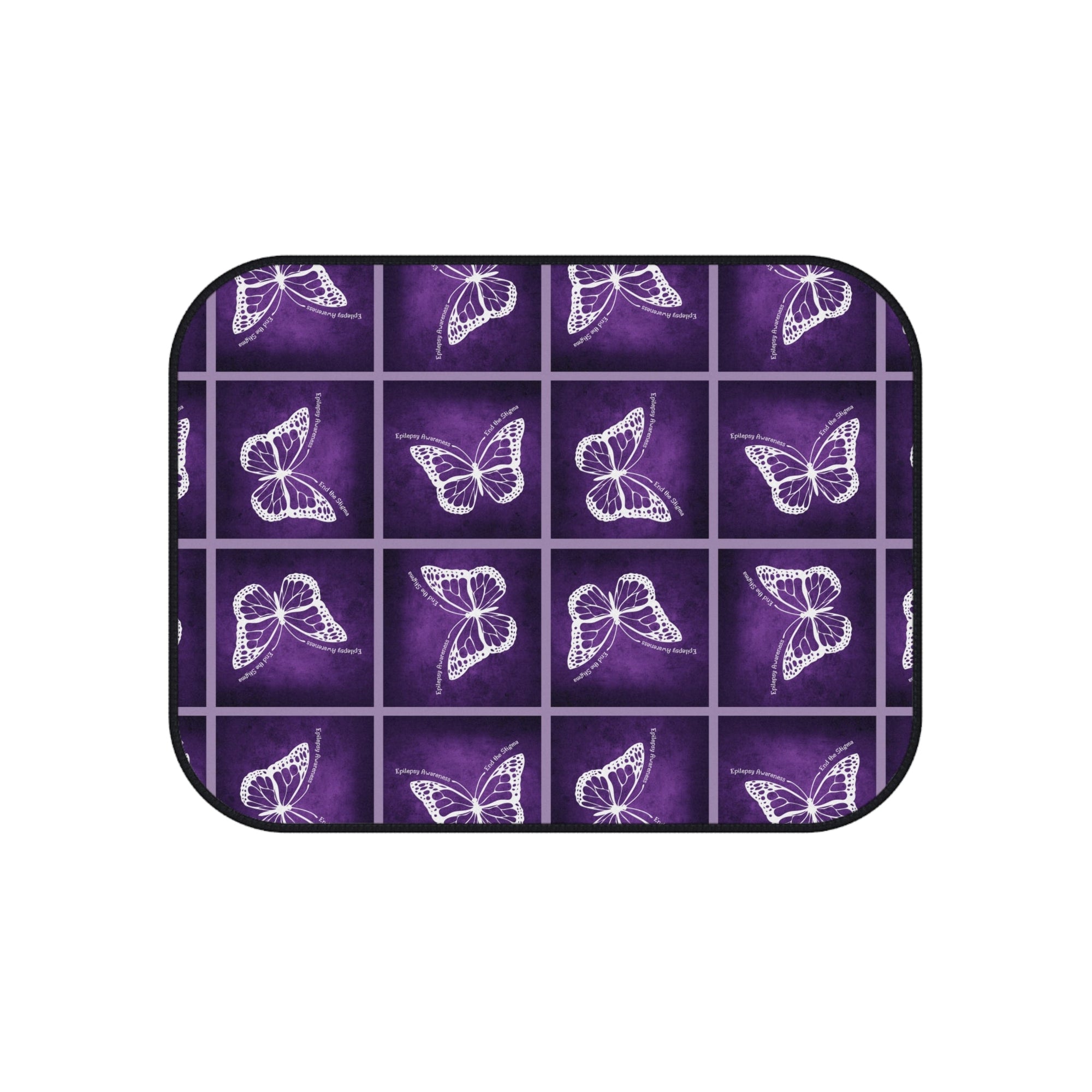 Epilepsy Butterfly Car Mats Set - Elegant Purple Floor Protection - Accessories, Auto, Spare Tire Covers - EpiAl's Shop