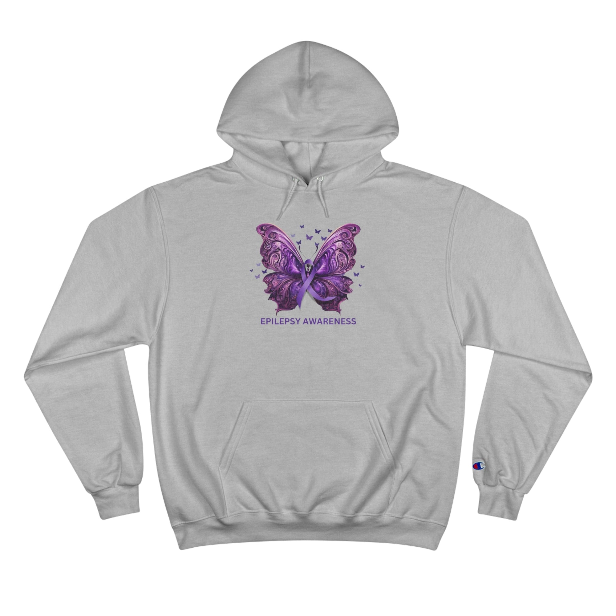 Epilepsy Butterfly Champion Hoodie - Hoodie - Epileptic Al’s Shop