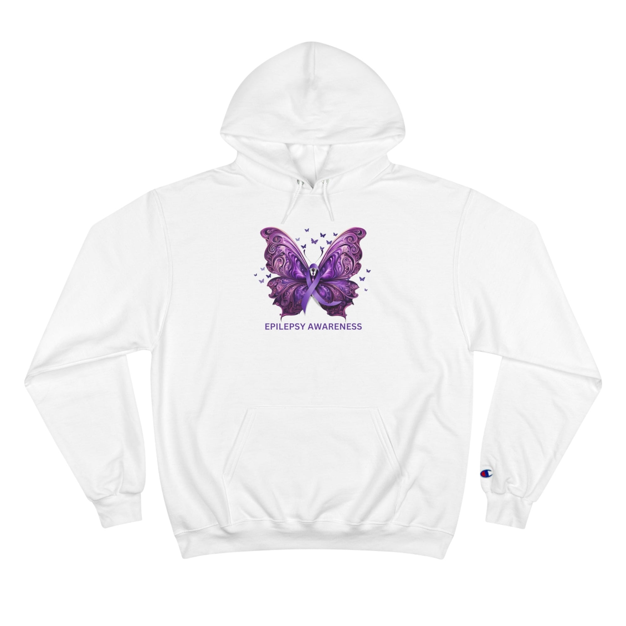 Epilepsy Butterfly Champion Hoodie - Hoodie - Epileptic Al’s Shop