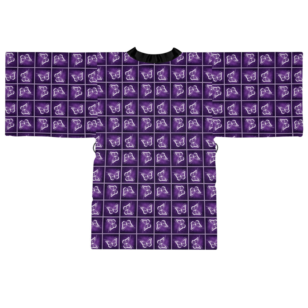 Epilepsy Butterfly Dreams Long Sleeve Kimono Robe - Clothing, Pajamas - EpiAl's Shop
